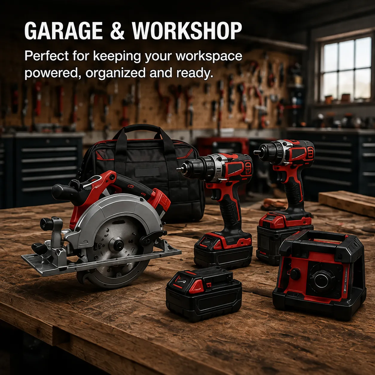 ⚡️18V Cordless Power Tool Combo Kit – Professional Tools for Home & Workshop