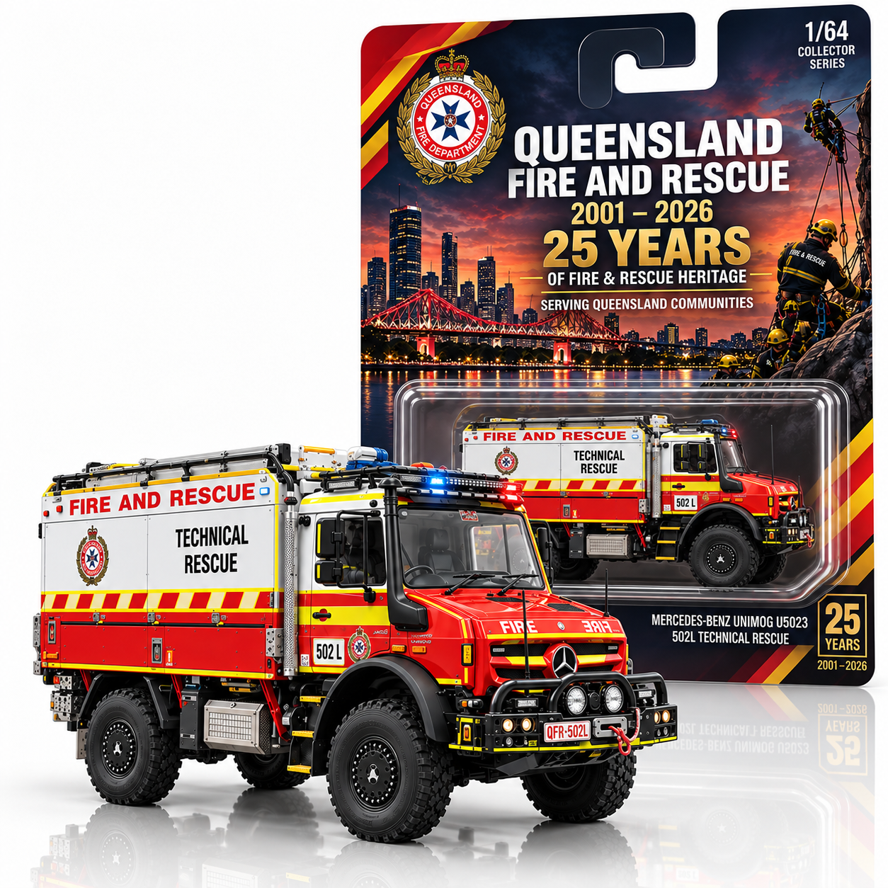 Queensland Fire and Rescue 25 Years Technical Rescue Truck Edition