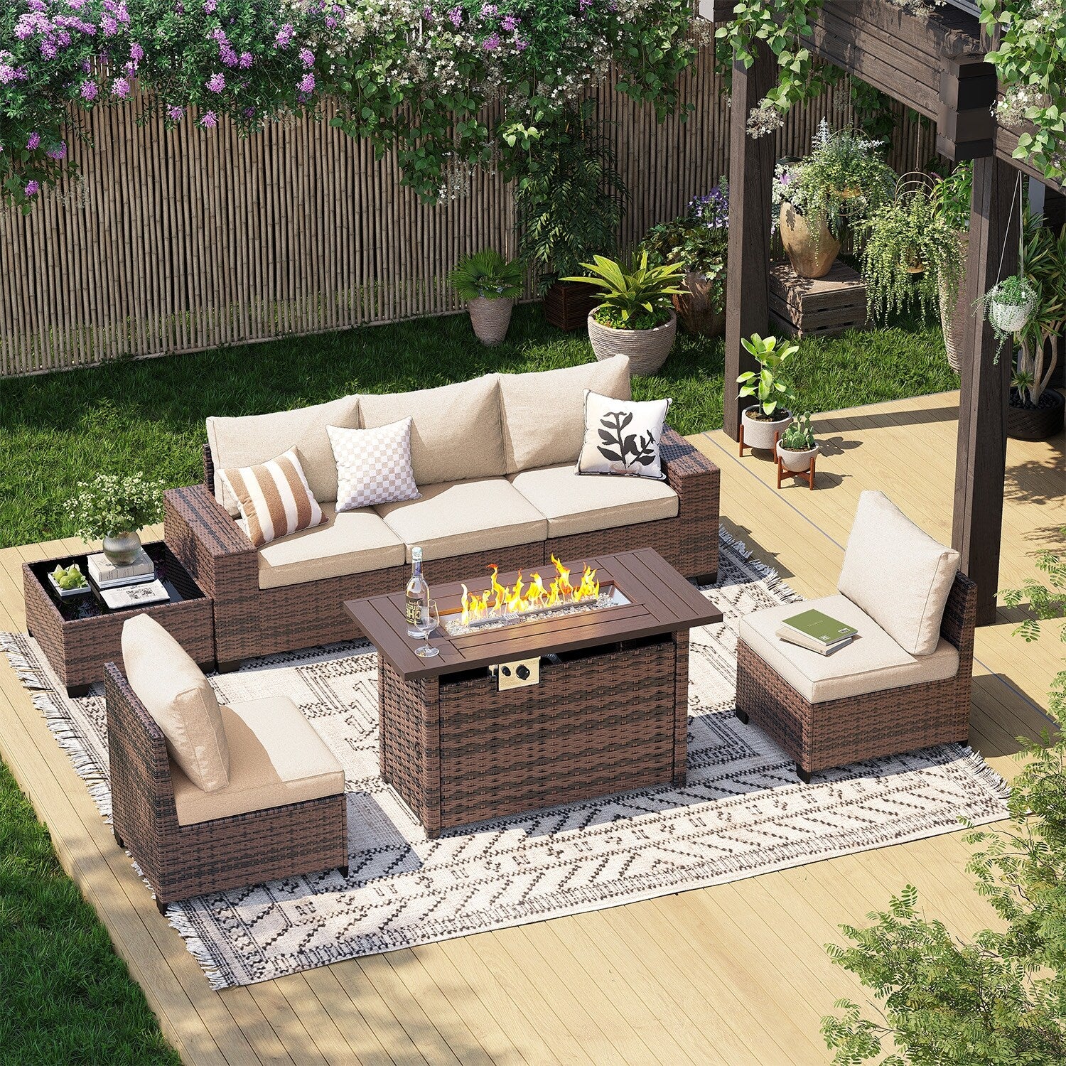 Patio Furniture Set , Outdoor Sectional Sofa Set