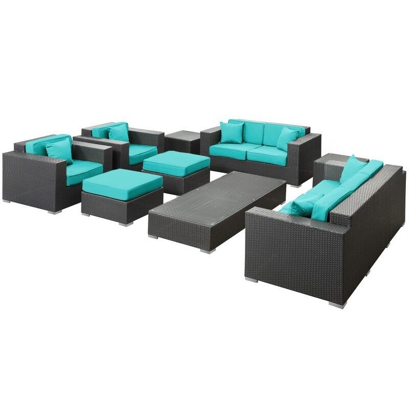 Eclipse 7 - Person Seating Group with Cushions