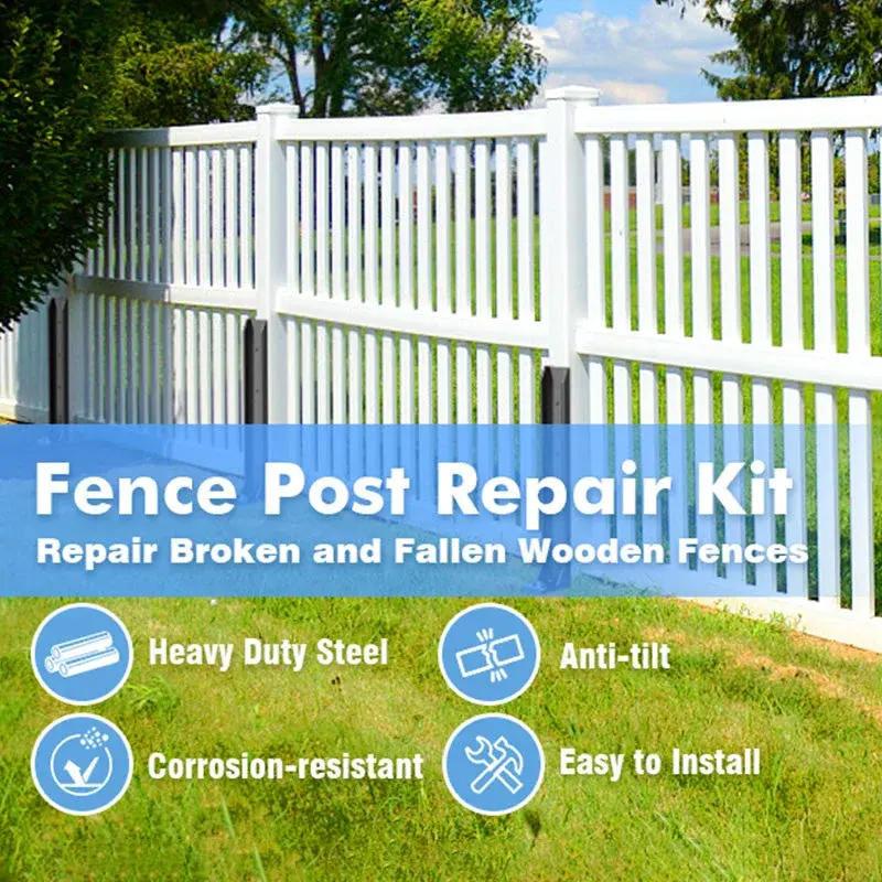 Fence Post Repair Kit - Super Strong Fixation