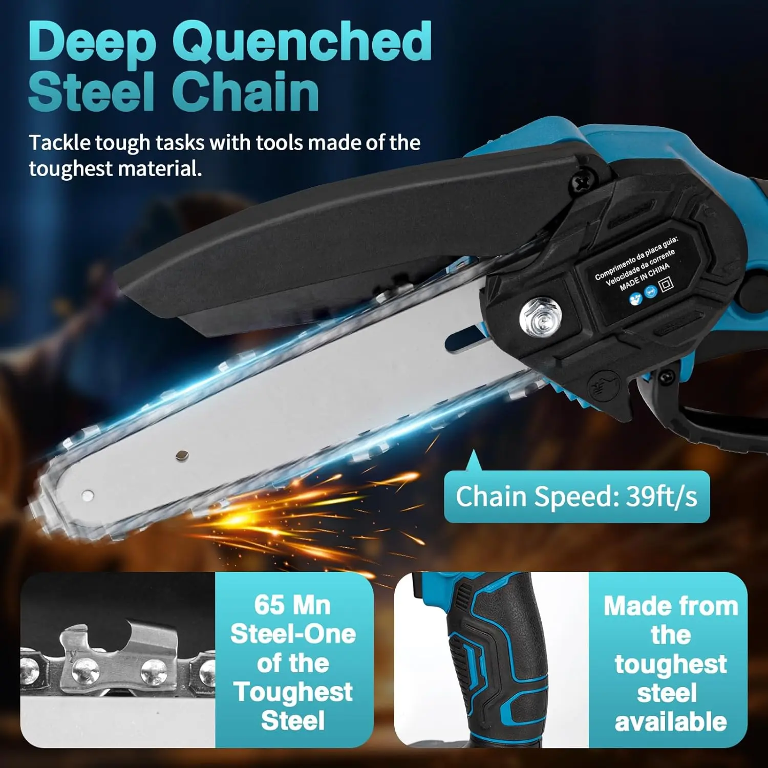 🔥 Limited-Time Deal — 3-in-1 Cordless Pole Saw & Mini Chainsaw Kit with 8-Ft Reach & 2 Batteries 🌳⚡