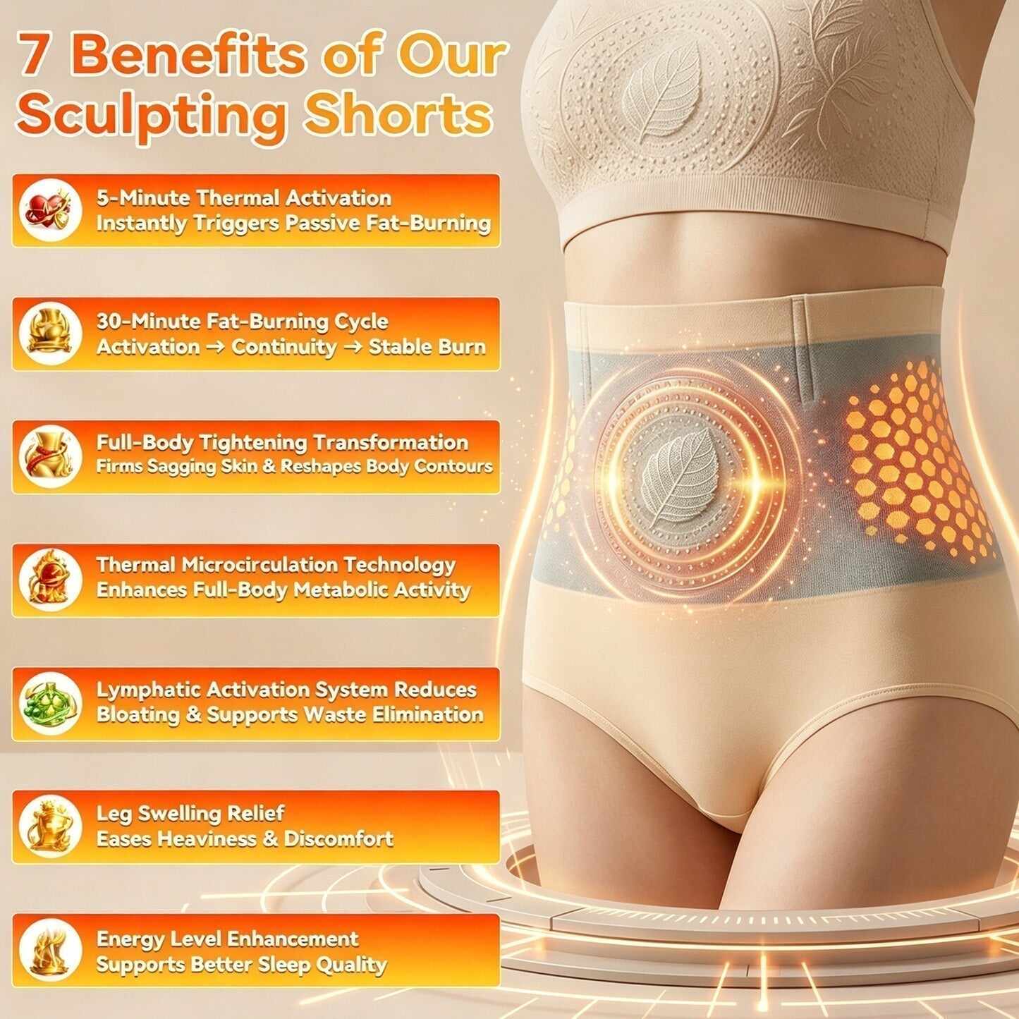 🛡️2026 Moringa & Berberine 4-in-1 Micro-Particle Shaping & Fat Burning Shorts