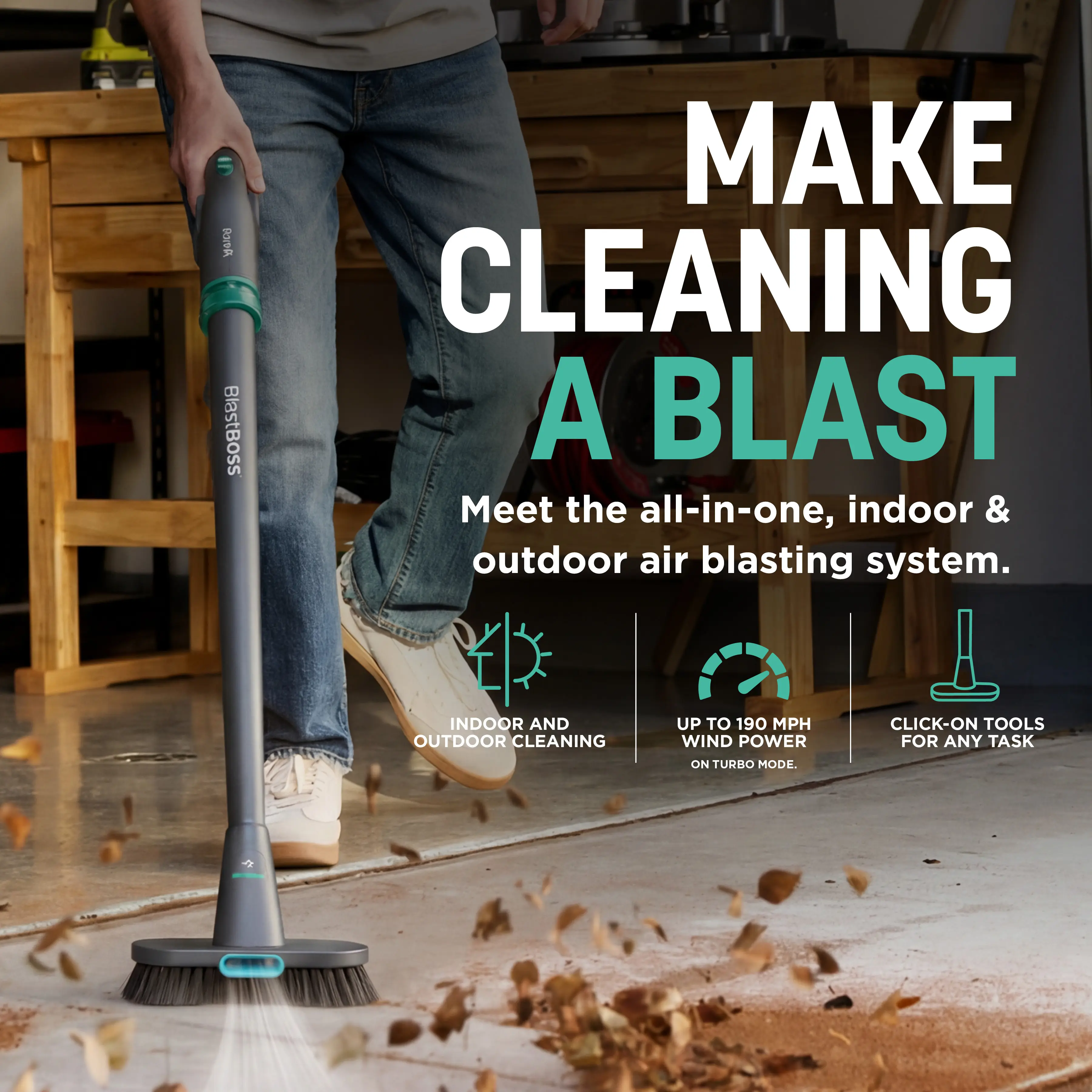 Air Blaster Indoor-Outdoor Powerful Cleaning Tool