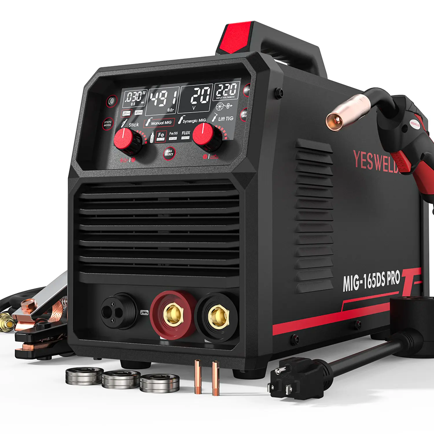 165Amp MIG Welder 4-in-1