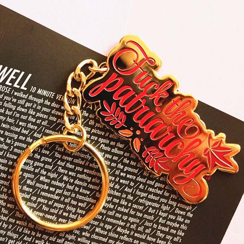 F*ck the Patriarchy Keychain
