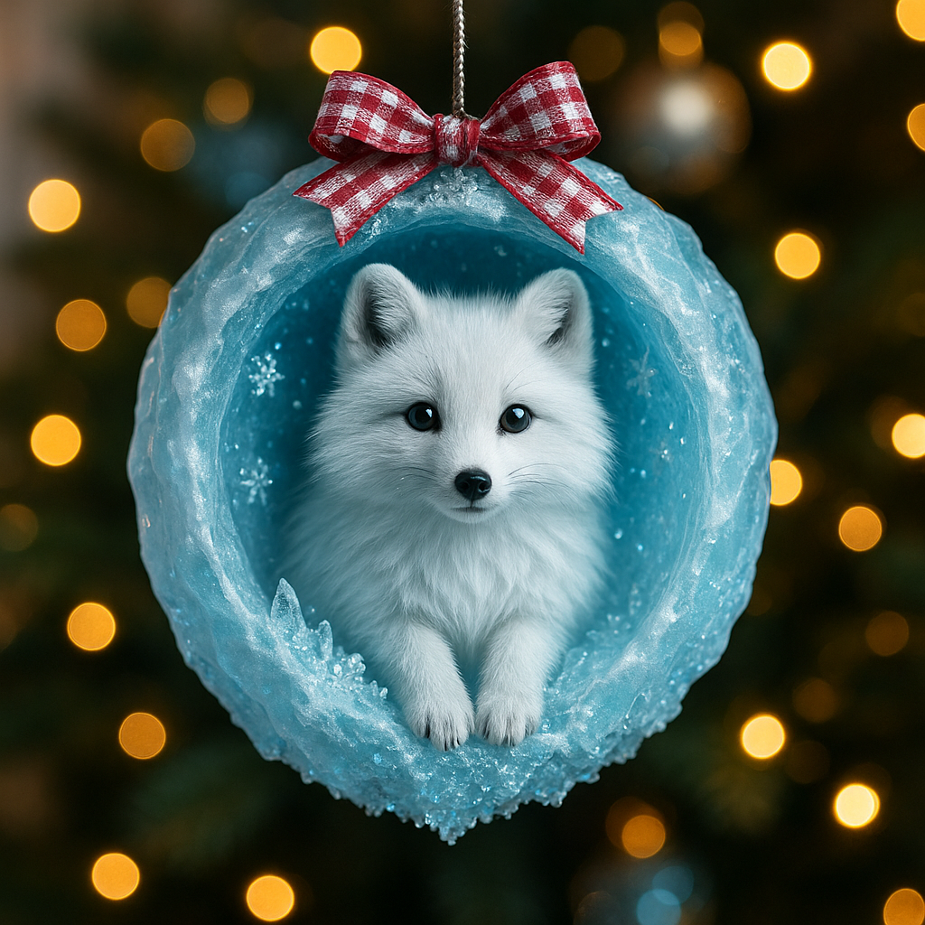 Ice Crystal Cave Animal Ornaments