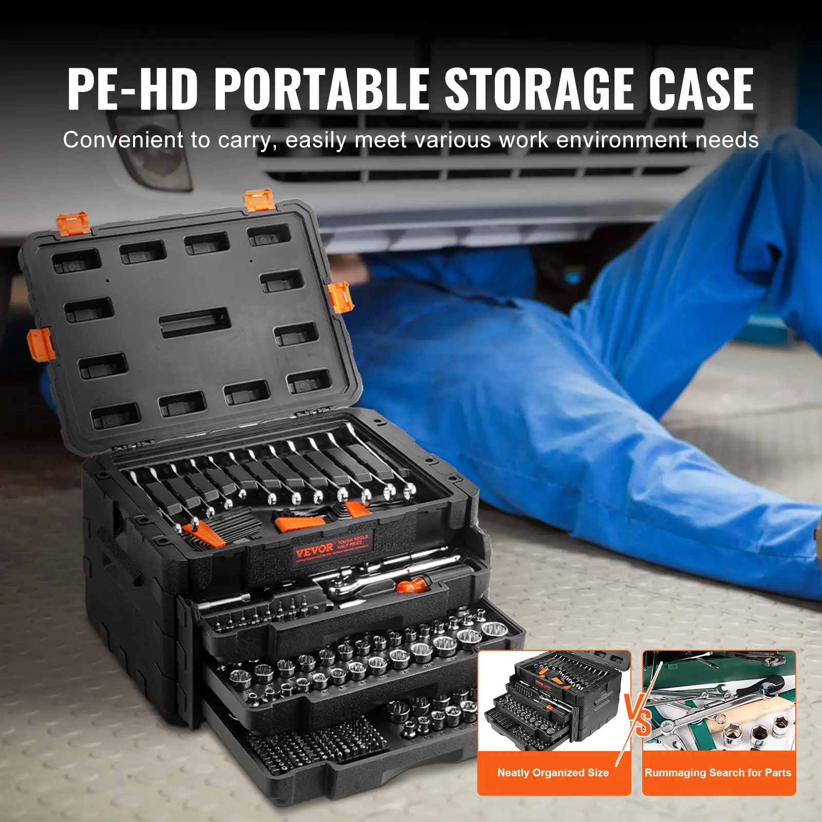 450 Pcs Mechanics Tool Set Socket Set