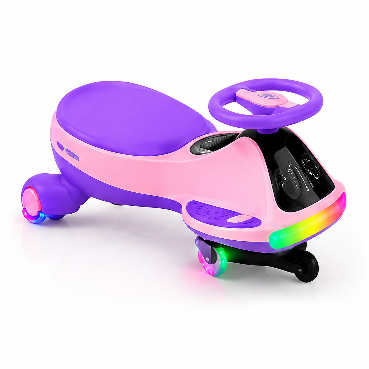 🔥 12V Electric Wiggle Car for Kids – LED Lights, Bluetooth Music & Rechargeable Ride-On Fun