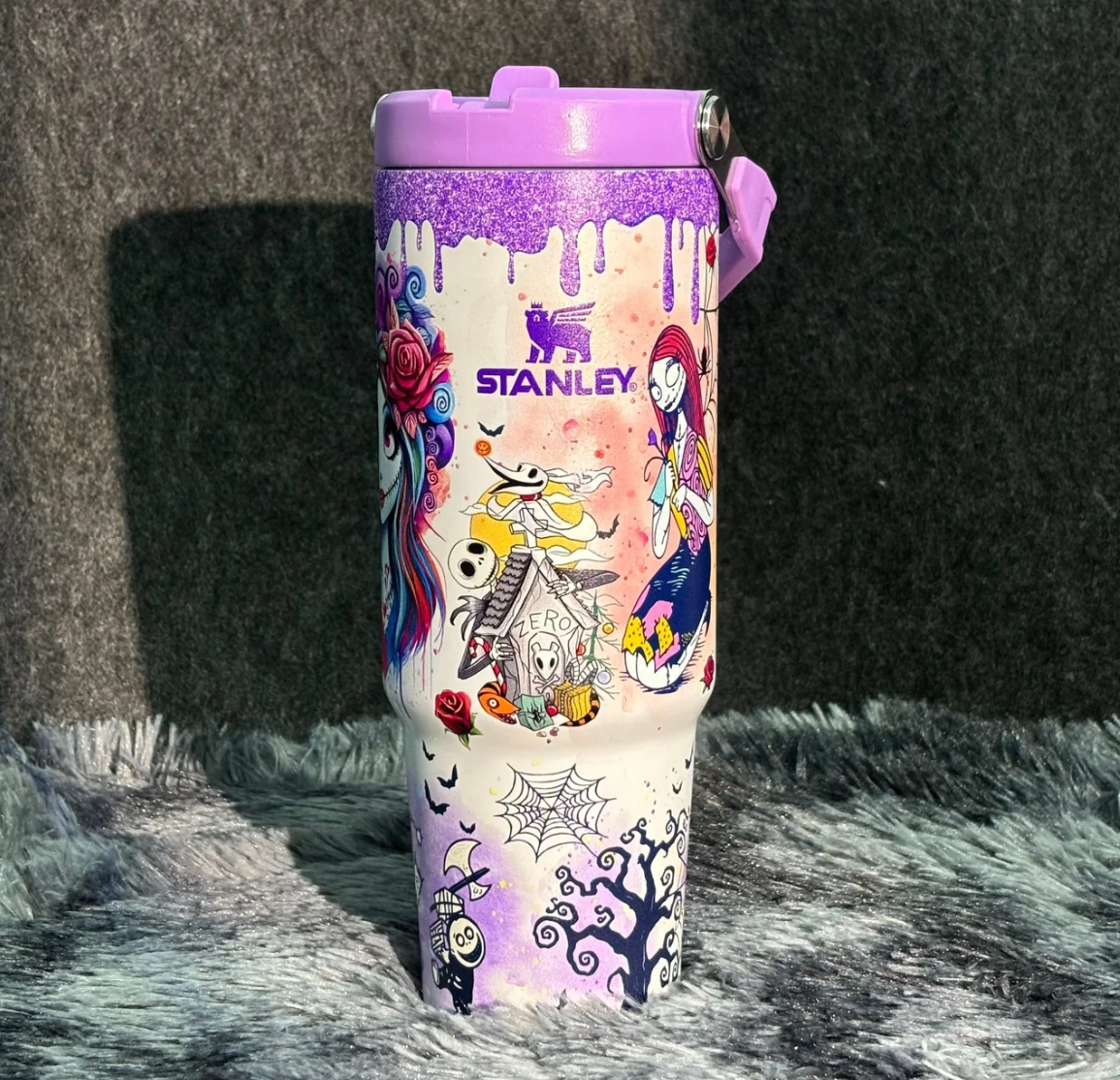 Limited Stock Only $35.99 Final Clearance Sparkly Cartoon Print 40oz Insulated Tumbler