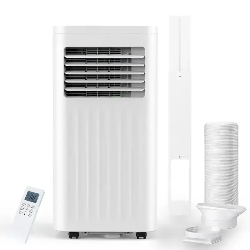 8000-10,000 BTU Portable Air Conditioner- Cool up to 350 Sq. Ft. AC with Easy-to-Use Remote Control, Digital LED Display, 24H Timer,Sleep Mode and Complete Window Installation Kit, for Bedroom,Living Room,Home Office,Apartment