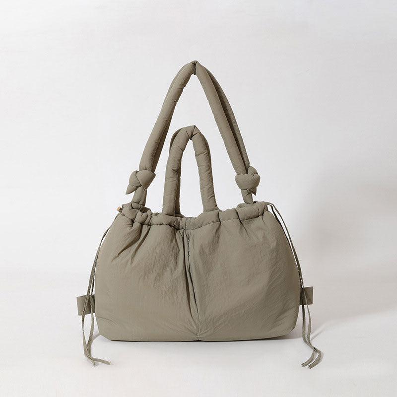 Down Bag Nylon Drawstring Backpack