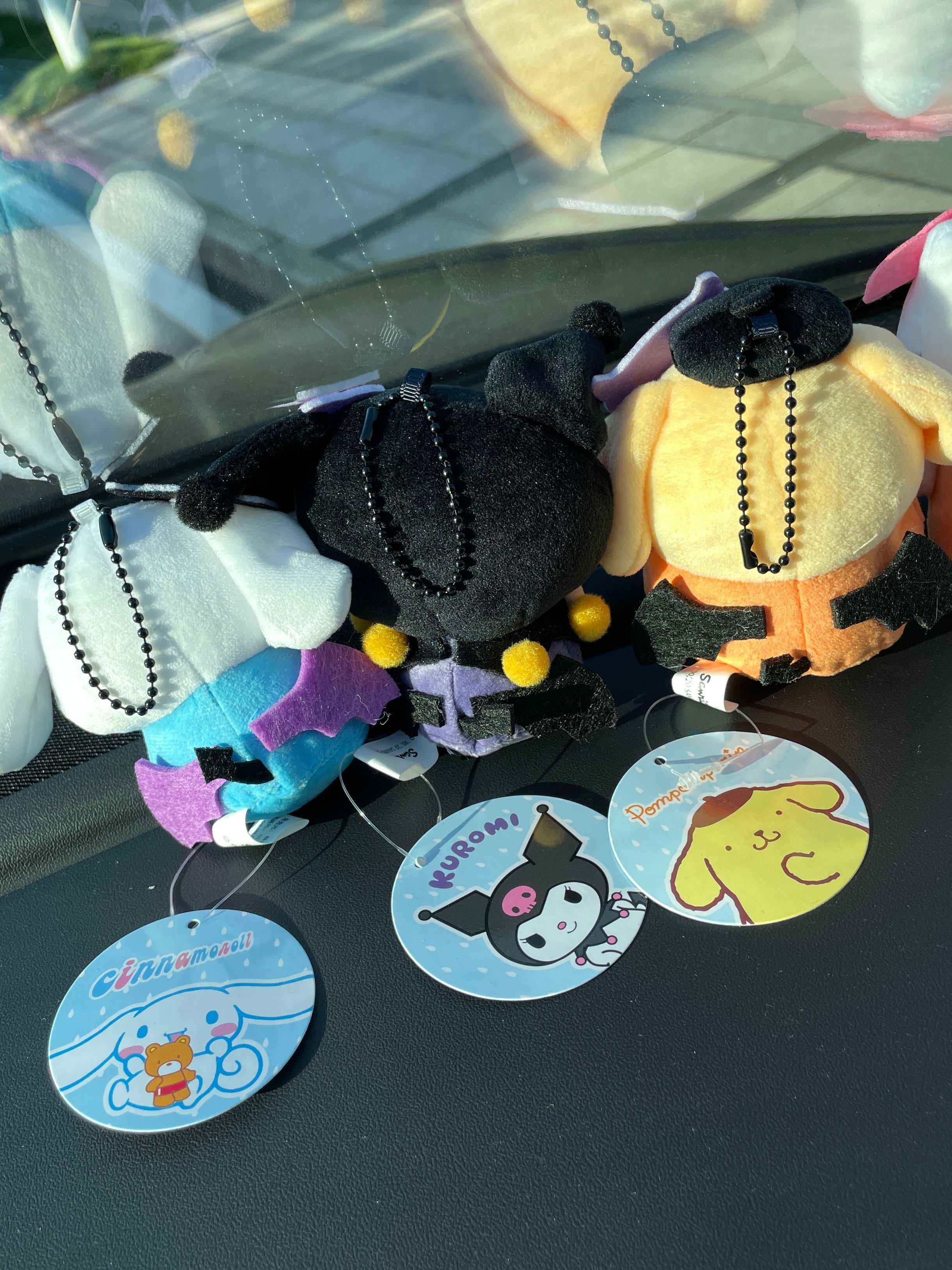 Sanrio Halloween Pumpkin Plushie Keychain