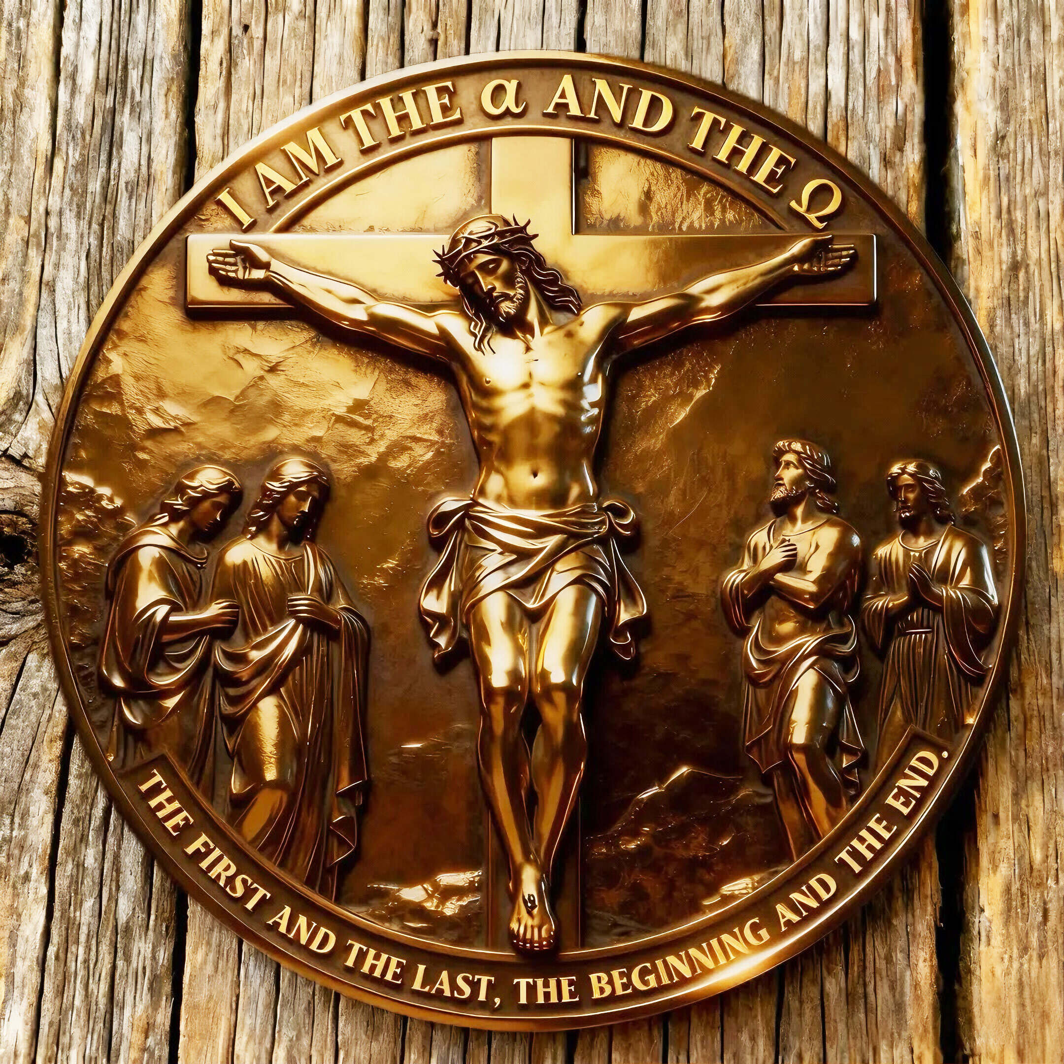 Sacred Bronze Commemorative Coins – “The Crucifixion” & “The Nativity”