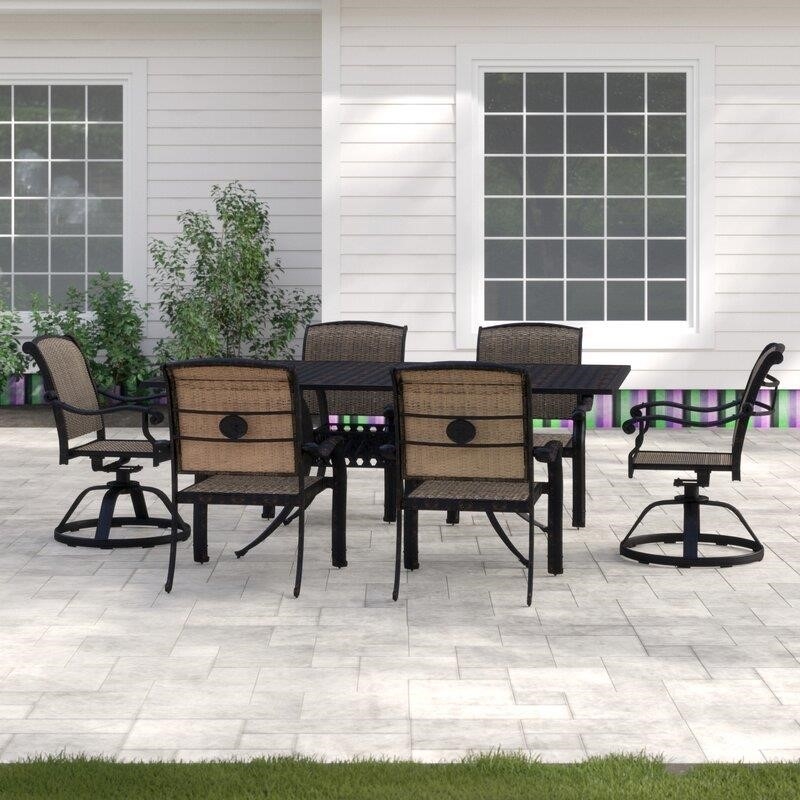Harland Rectangular 6 - Person 72'' Long Dining Set