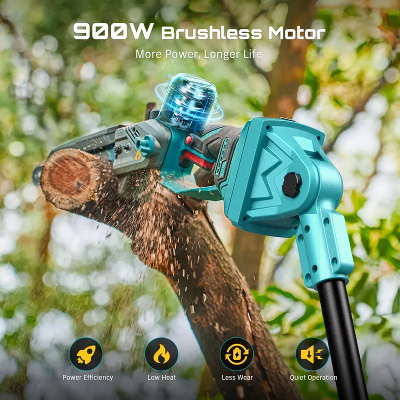 🔥Last Chance Sale🔥2-in-1 Cordless Pole Saw 6/8/10 Inch