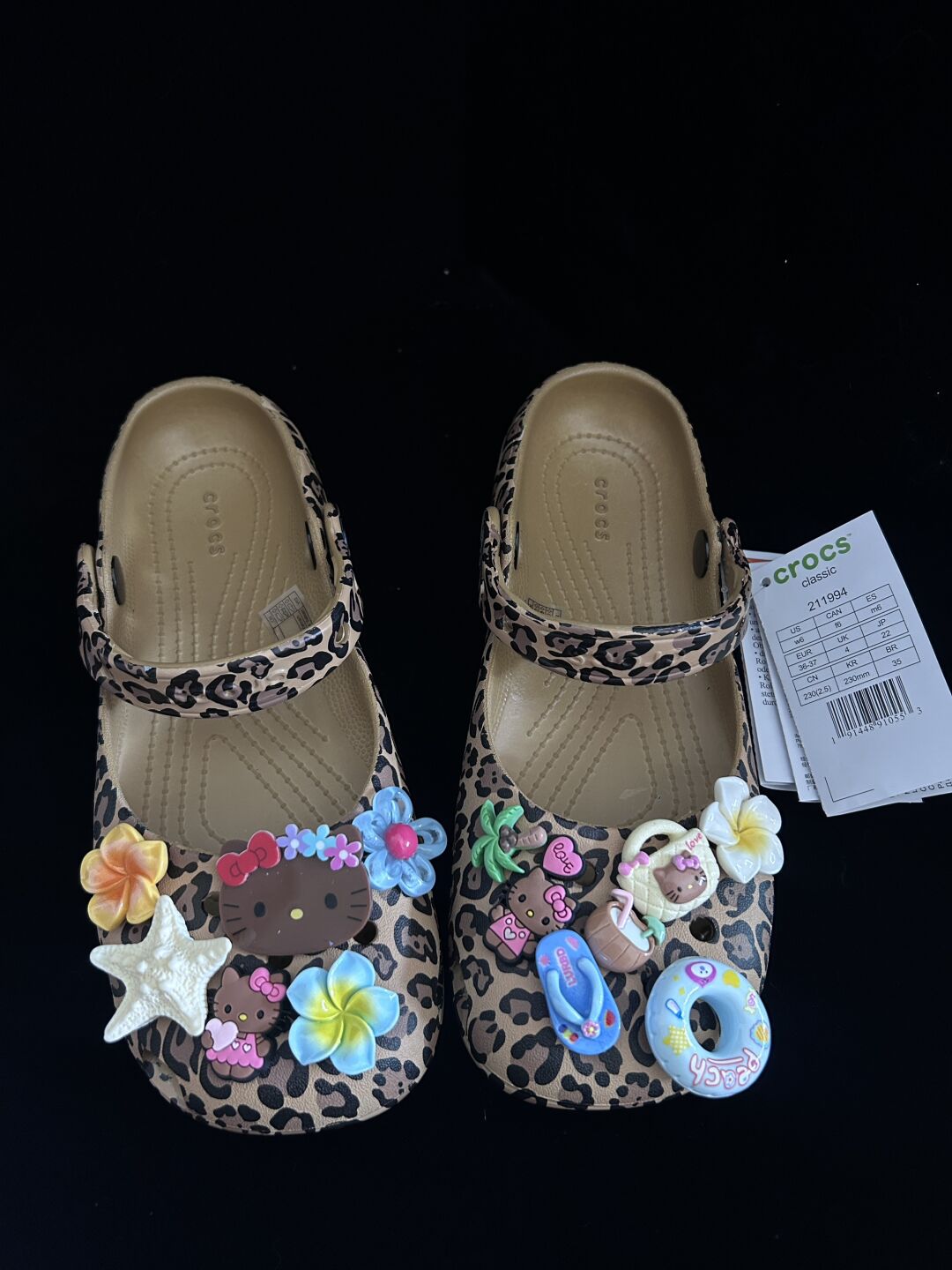 Tan Hellokitty Charms Pack Pins Shoe Decoration Croc Accessories