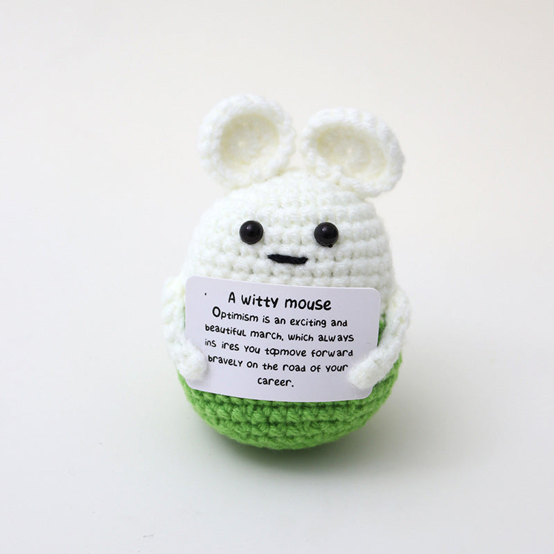 Emotional Support Knitted Doll 100% Knitted Dolls - 10x Compensation for Fakes, Free Returns