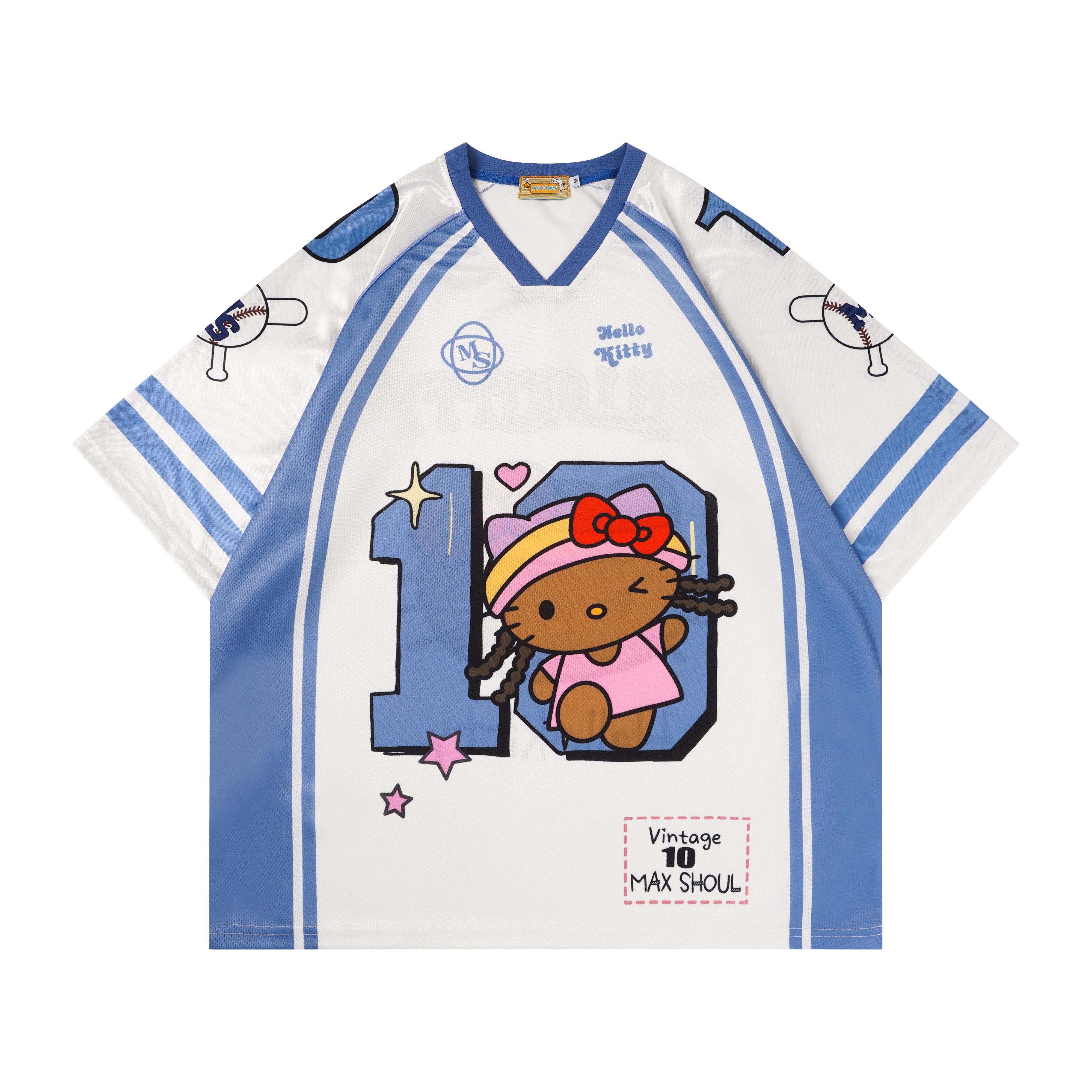 Hellokitty Jersey Shirts Loose T-Shirts