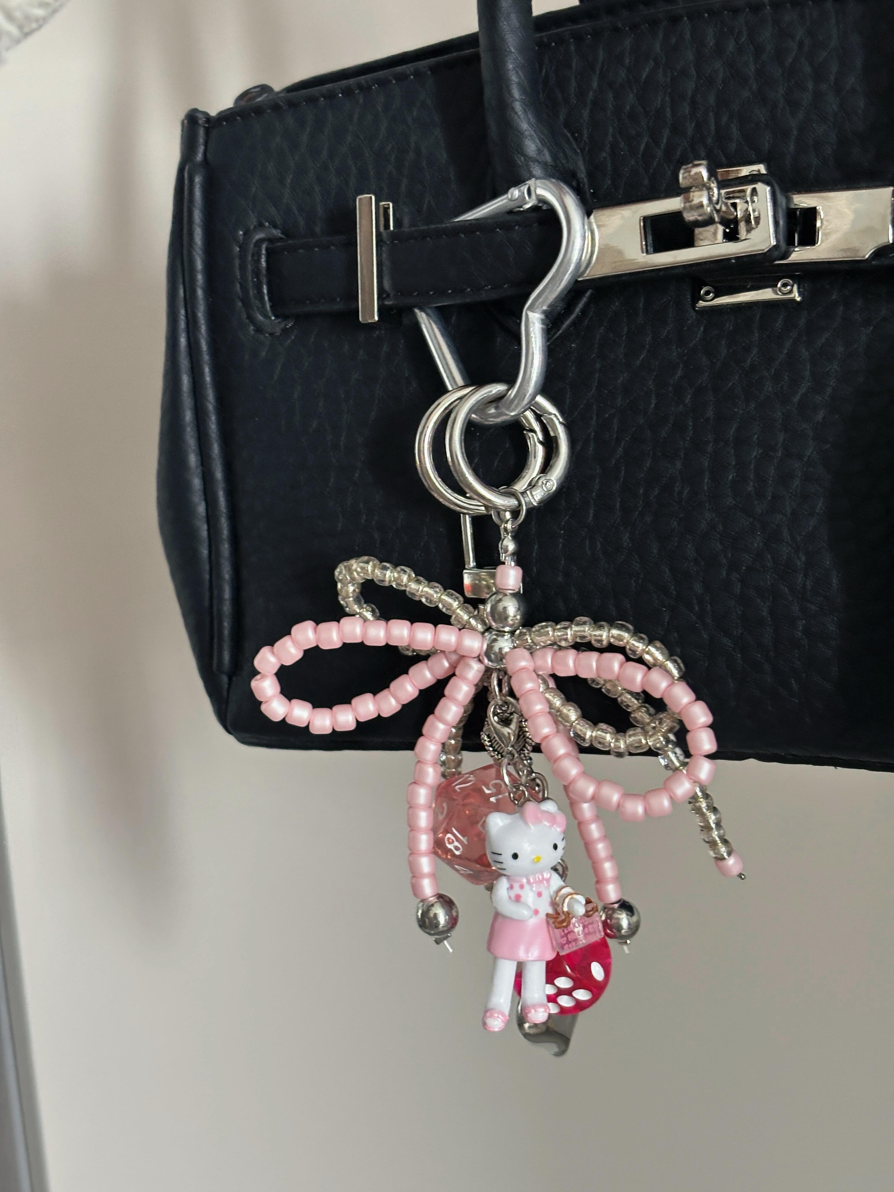 Hellokitty Handmade Bag Charm Handbag Chains Decoration for Women Pendant Accessories for Purse Designer Shoulder Bag