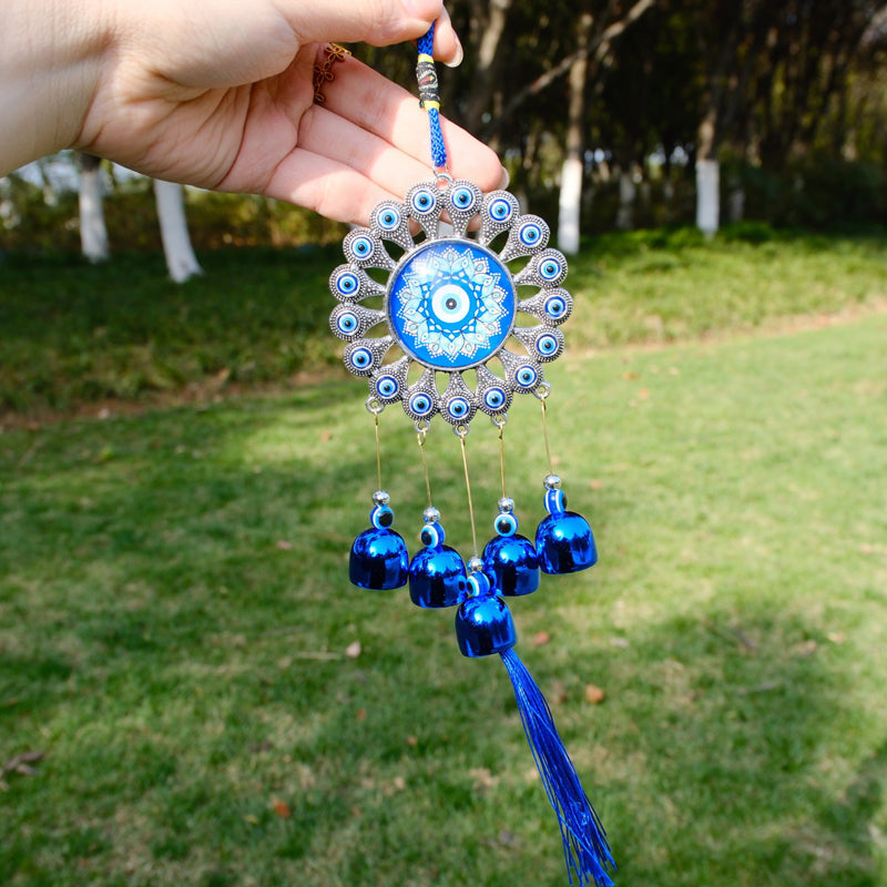 🔮 50% OFF! ✨ Nazar Amulet Wind Chime – Authentic Protection, Soothing Bells & Spiritual Symbolism for Home or Gift 🌬️