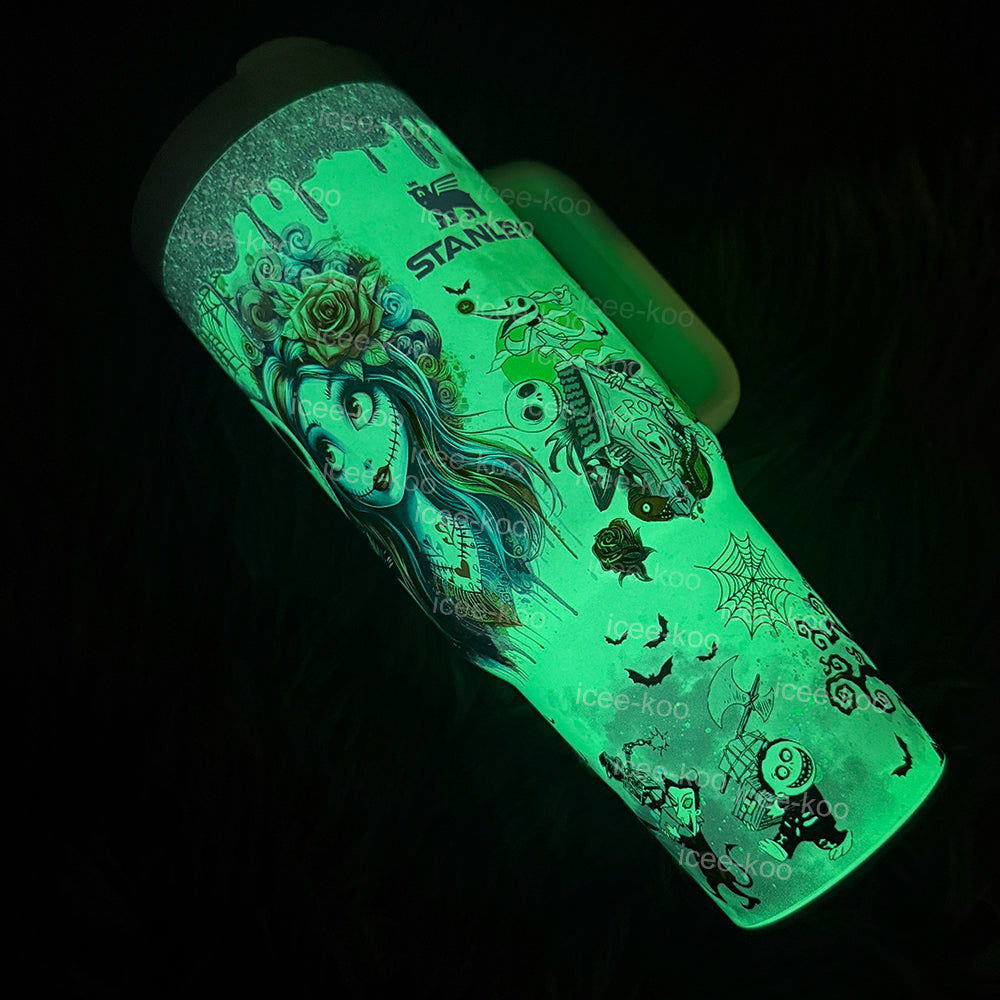 Eunice Sally x Jack Skellington 40oz Tumbler