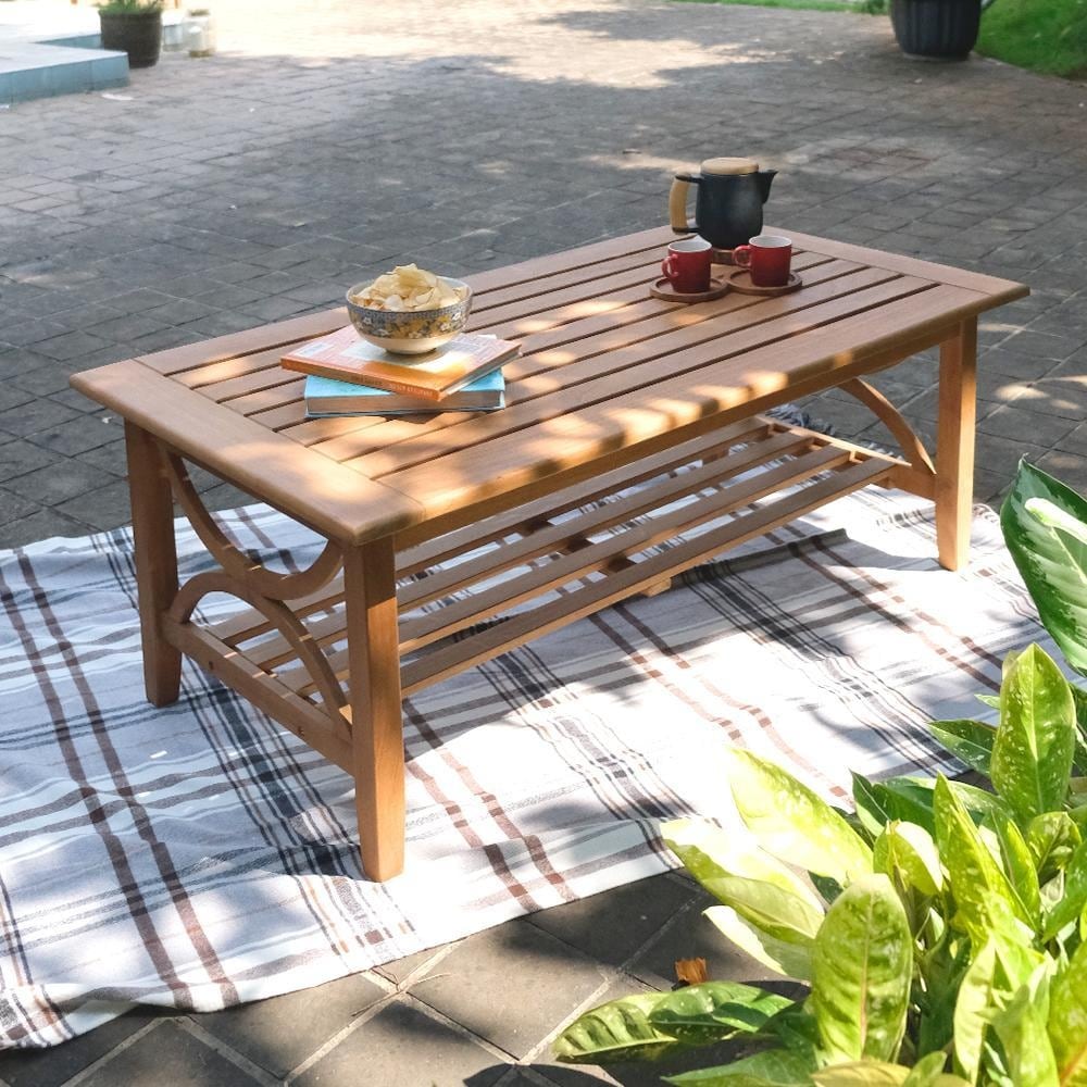 Cambridge Casual Lowell 5-piece Teak Wood Outdoor Conversation Set