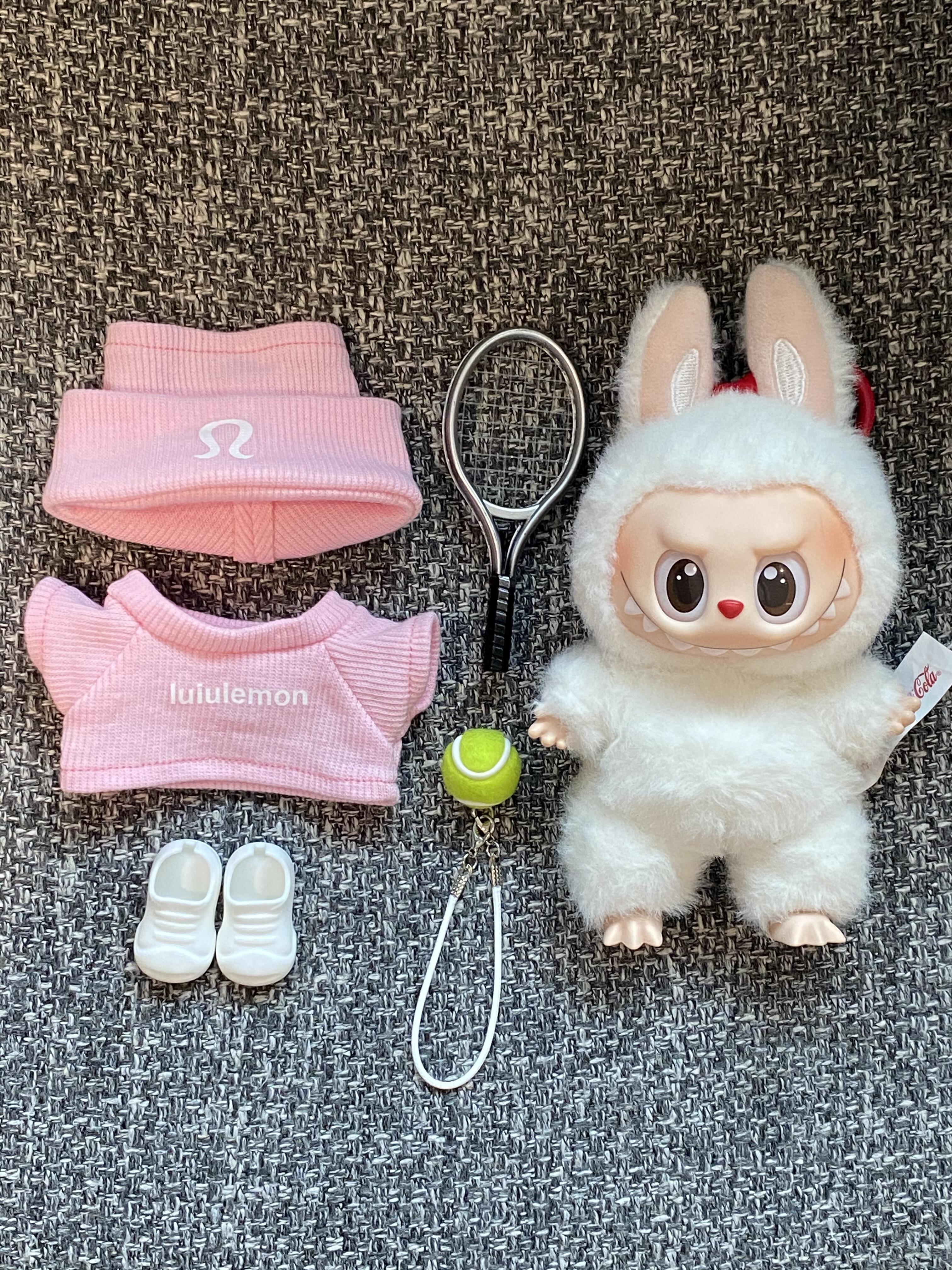 Lulu lemon Clothes Set(NO DOLL) Accessories Suit Cute Clothes for Labubu Dress up Unique Style