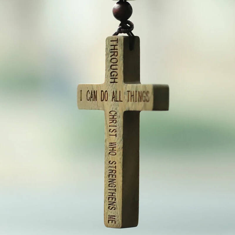 Car Mirror Cross Hanging Ornament