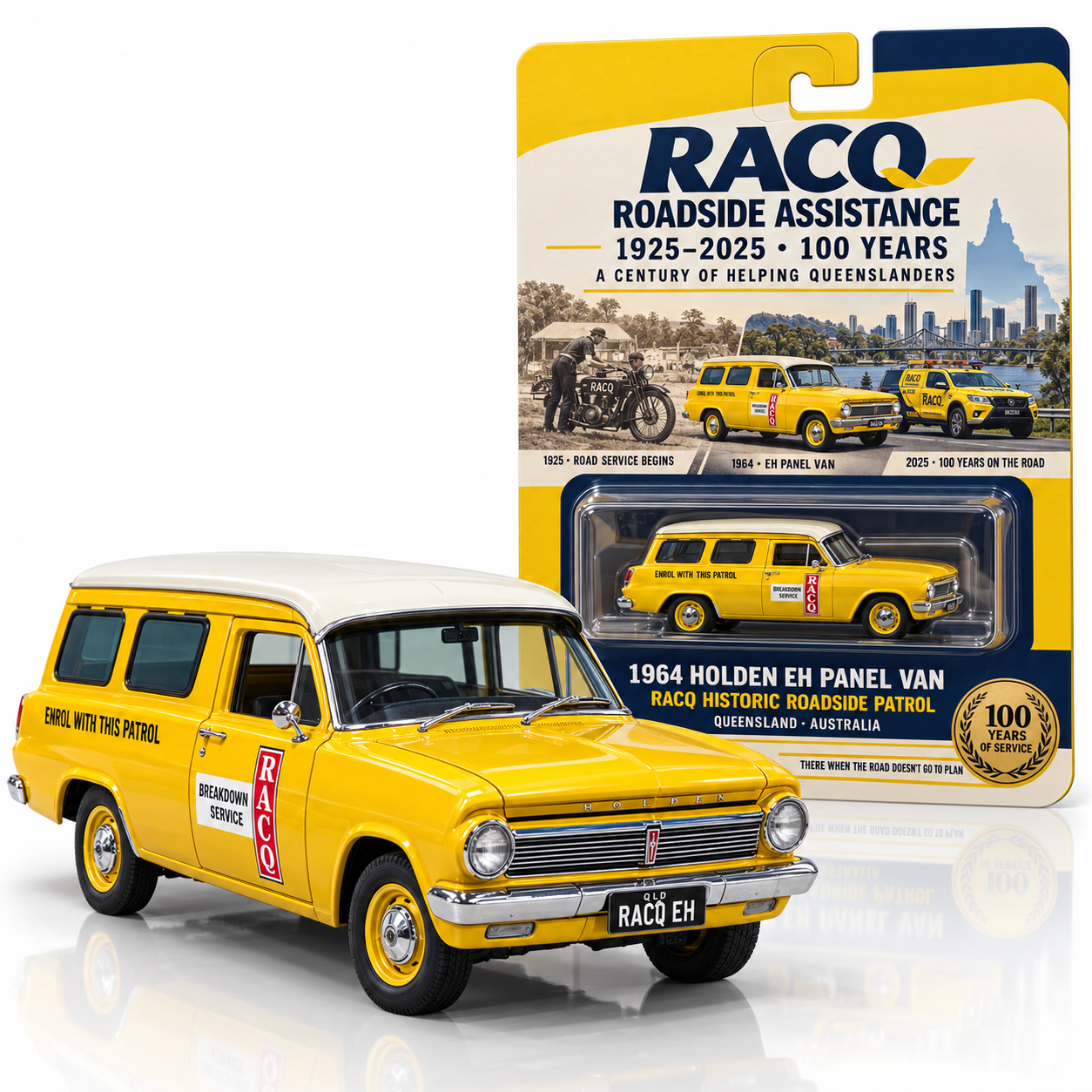 RACQ Roadside Assistance 100 Years Holden EH Panel Van Edition