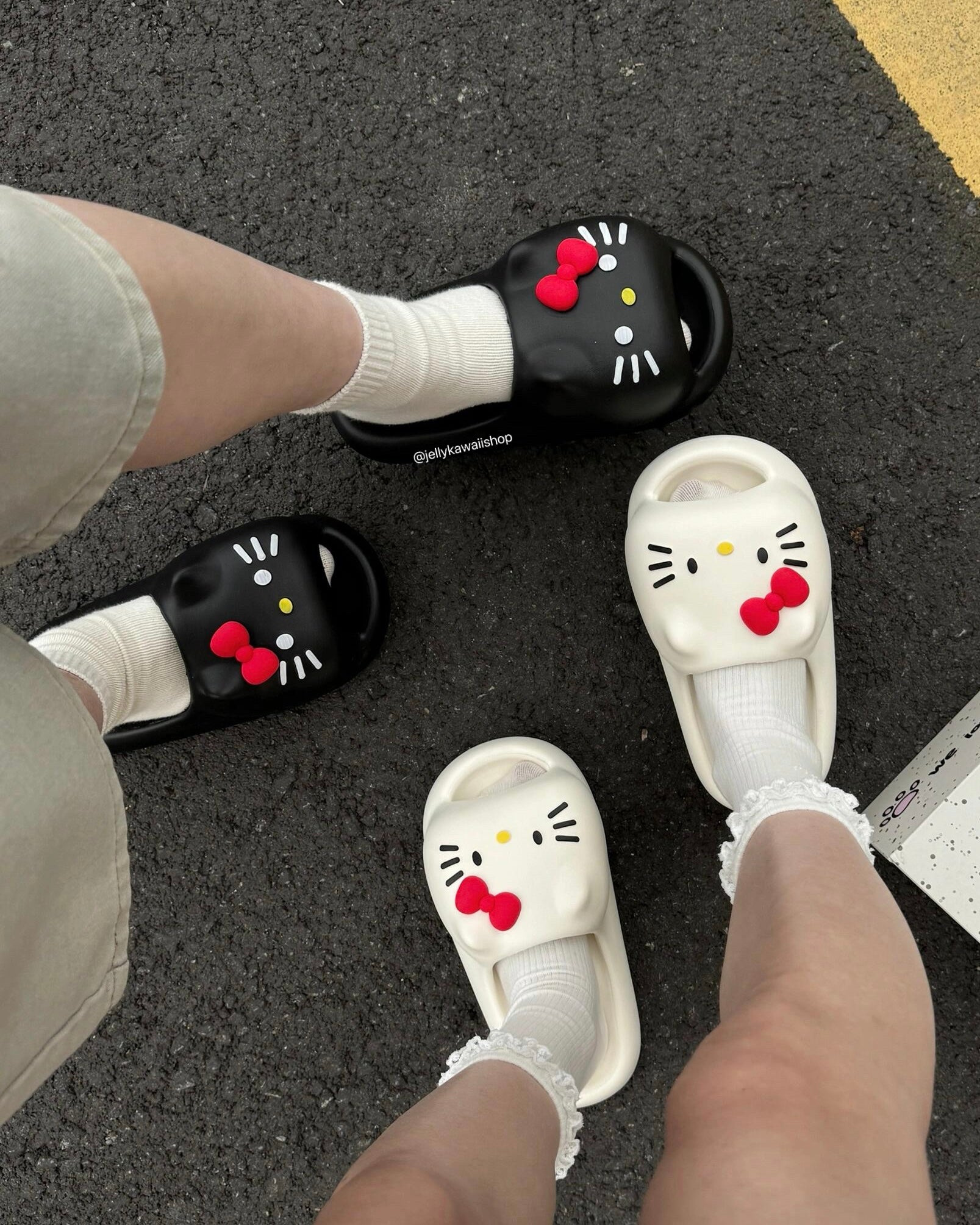 Hellokitty Soft CloudFoam Cushioning Slides Slippers