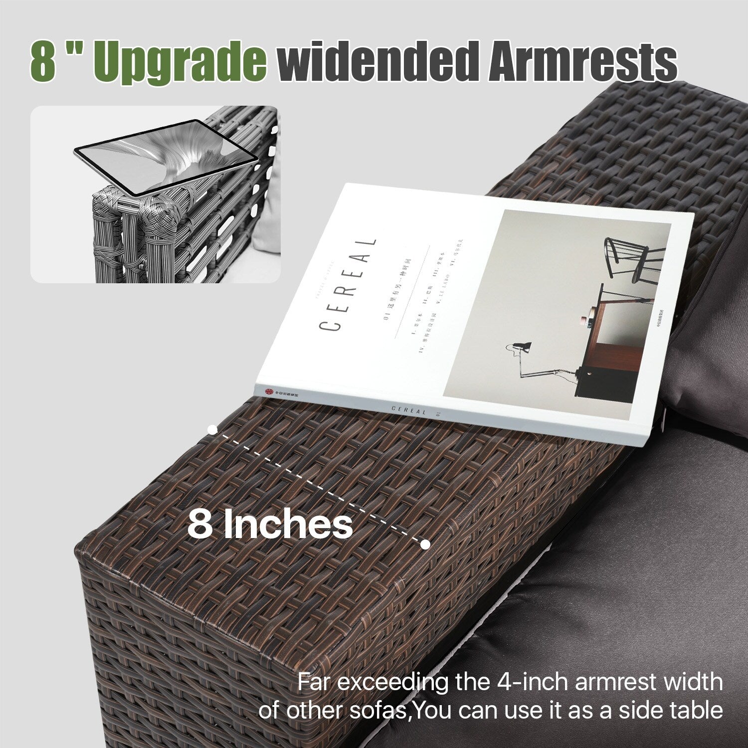 Patio Furniture Set , Outdoor Sectional Sofa Set