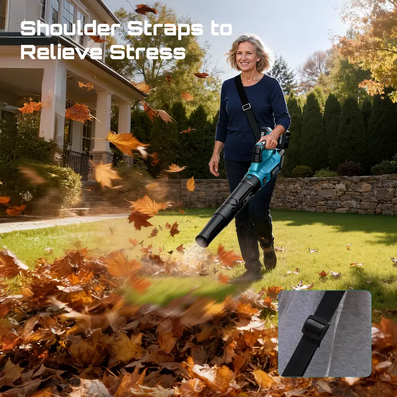 🔥Last Chance Sale🔥40V Cordless Electric Leaf & Snow Blower - Brushless Motor, 680 CFM/210 MPH