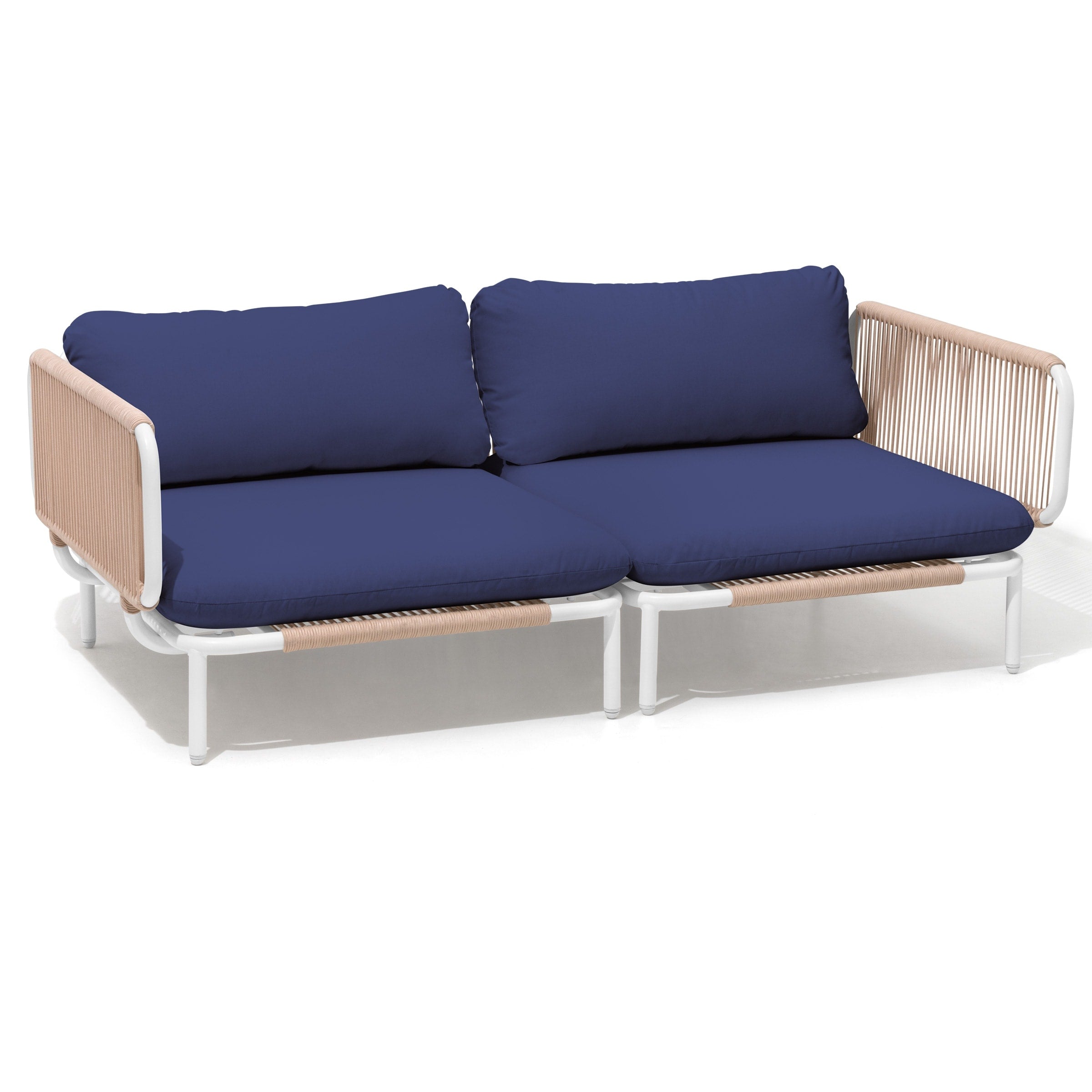 Outdoor Cushioned Sectional Sofa Chat Set Patio Furniture Conversation Set, Free Combination