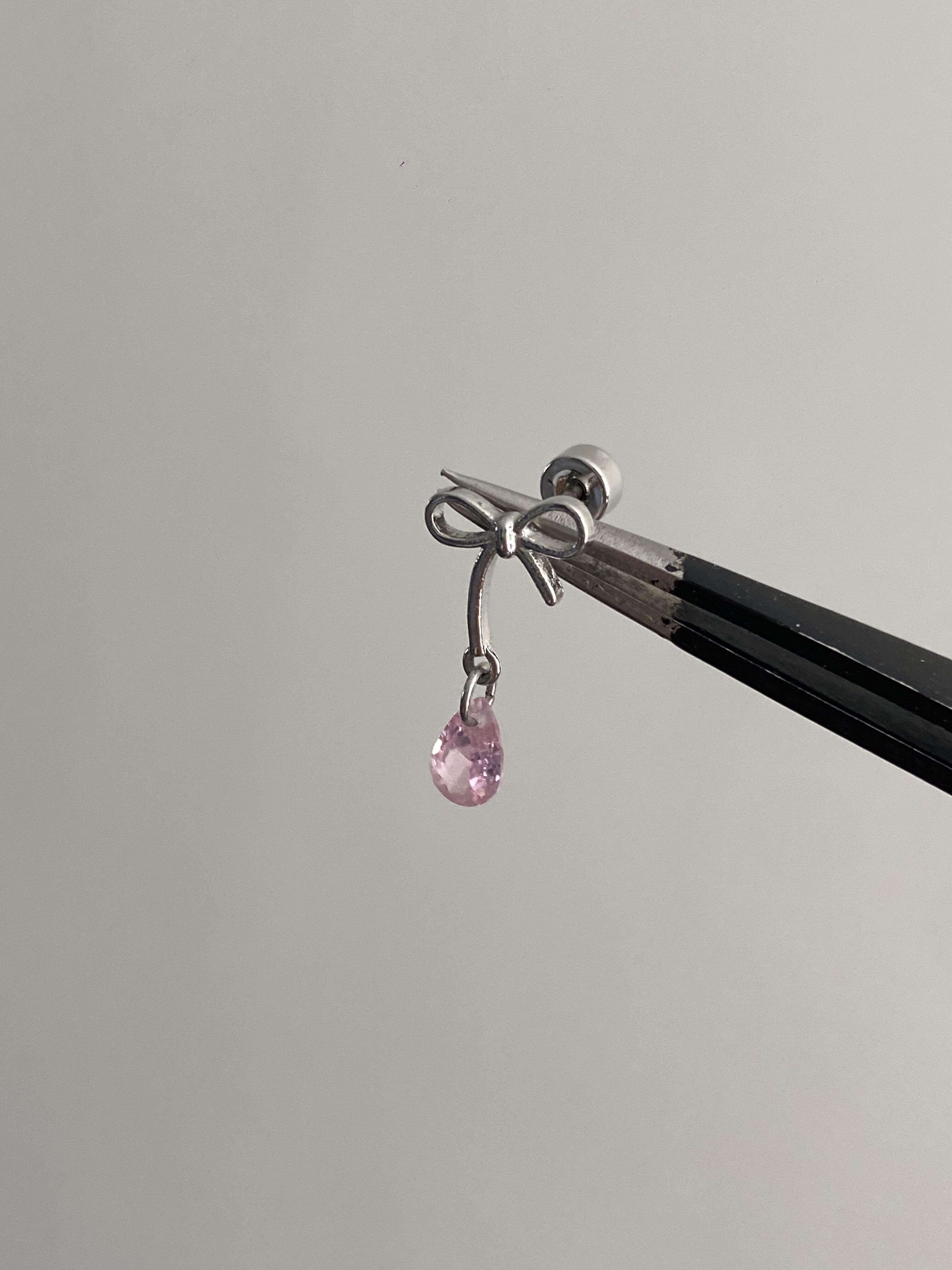 Hellokitty Earrings Rhinestone Cute Titanium earrings