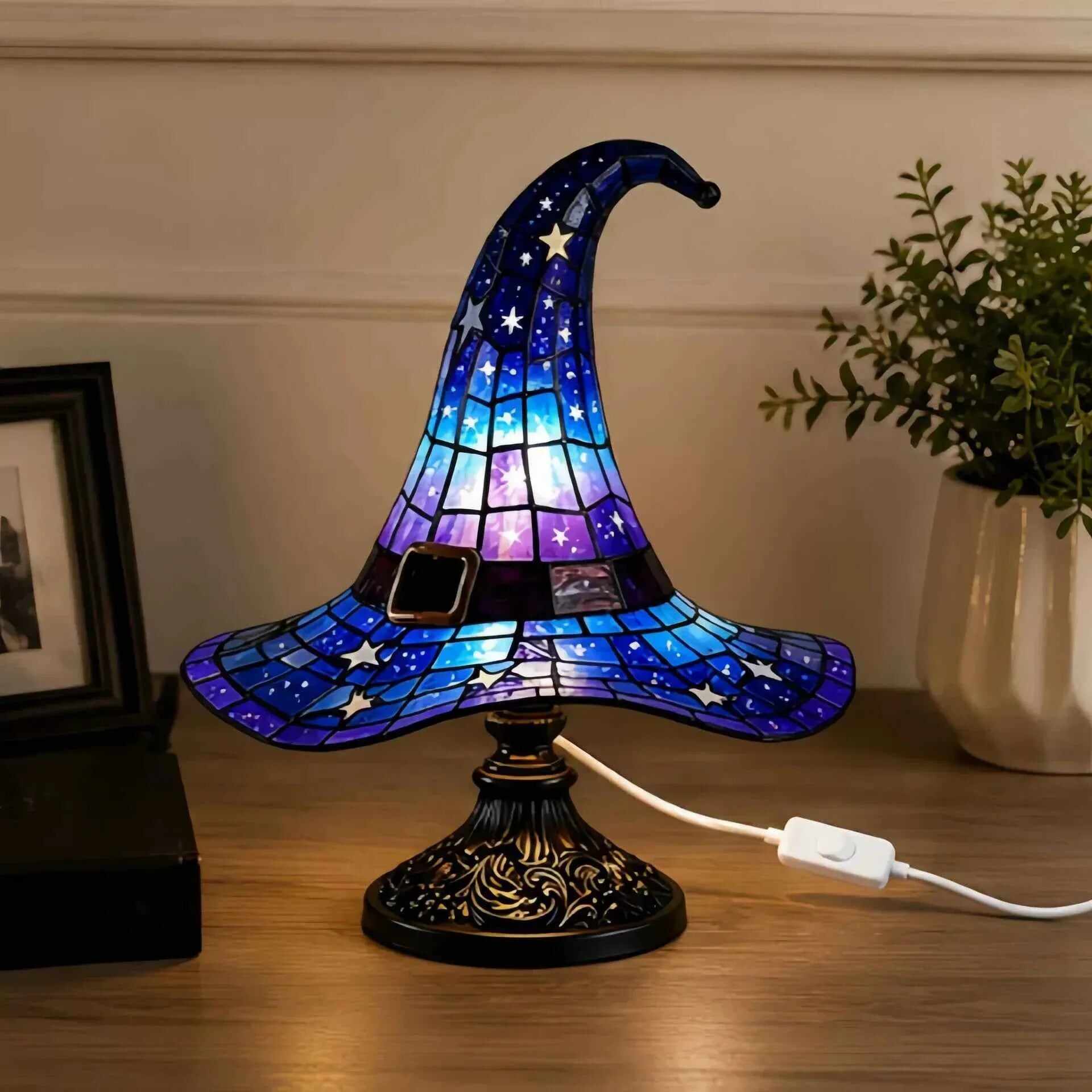 🔥Magical Halloween Stained Glass-Style Lamps – 50% OFF Today🎁