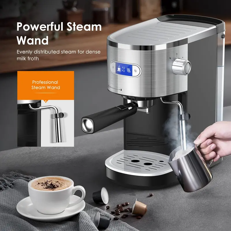 Semi-Automatic Espresso Machine, 20Bar