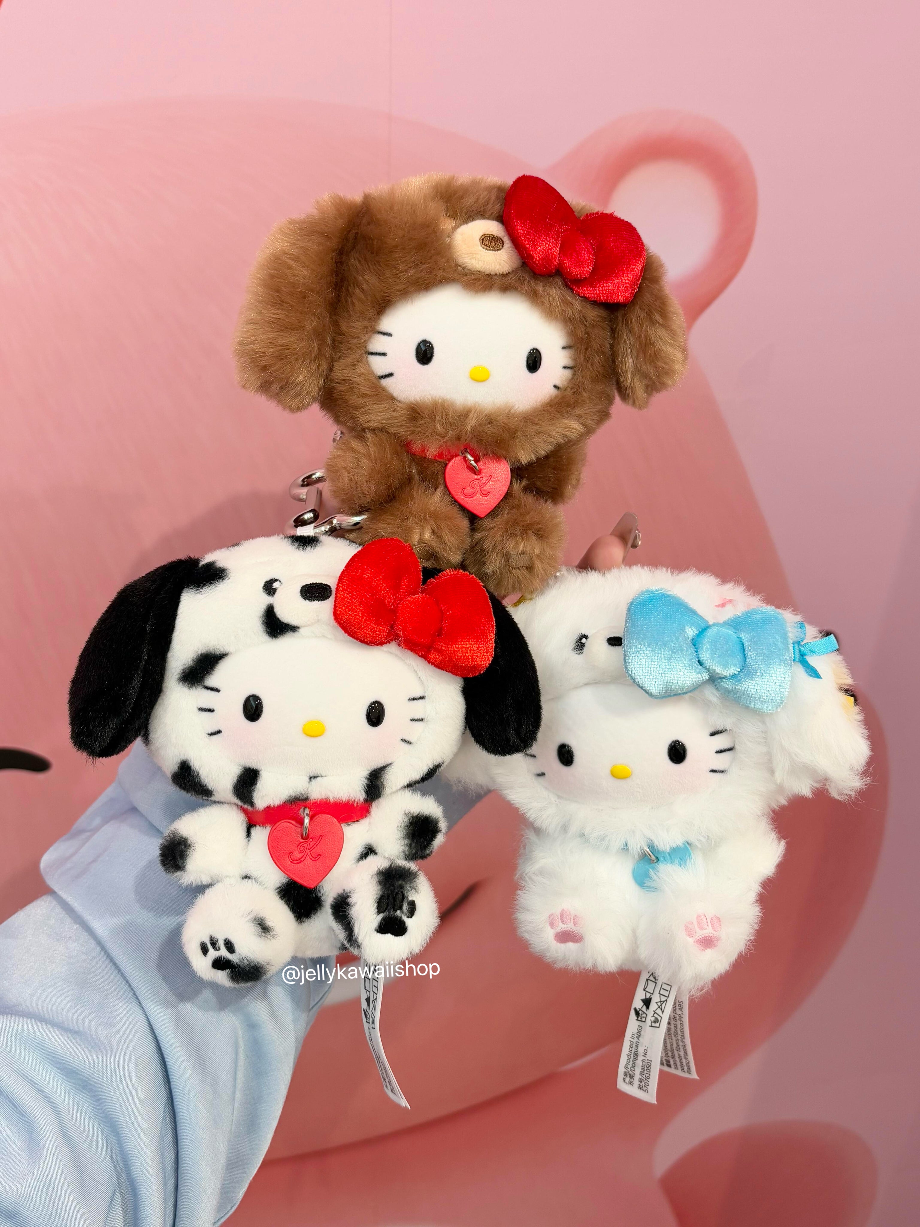 Hello Kitty Puppy Party Series Plush Keychain Blind Box