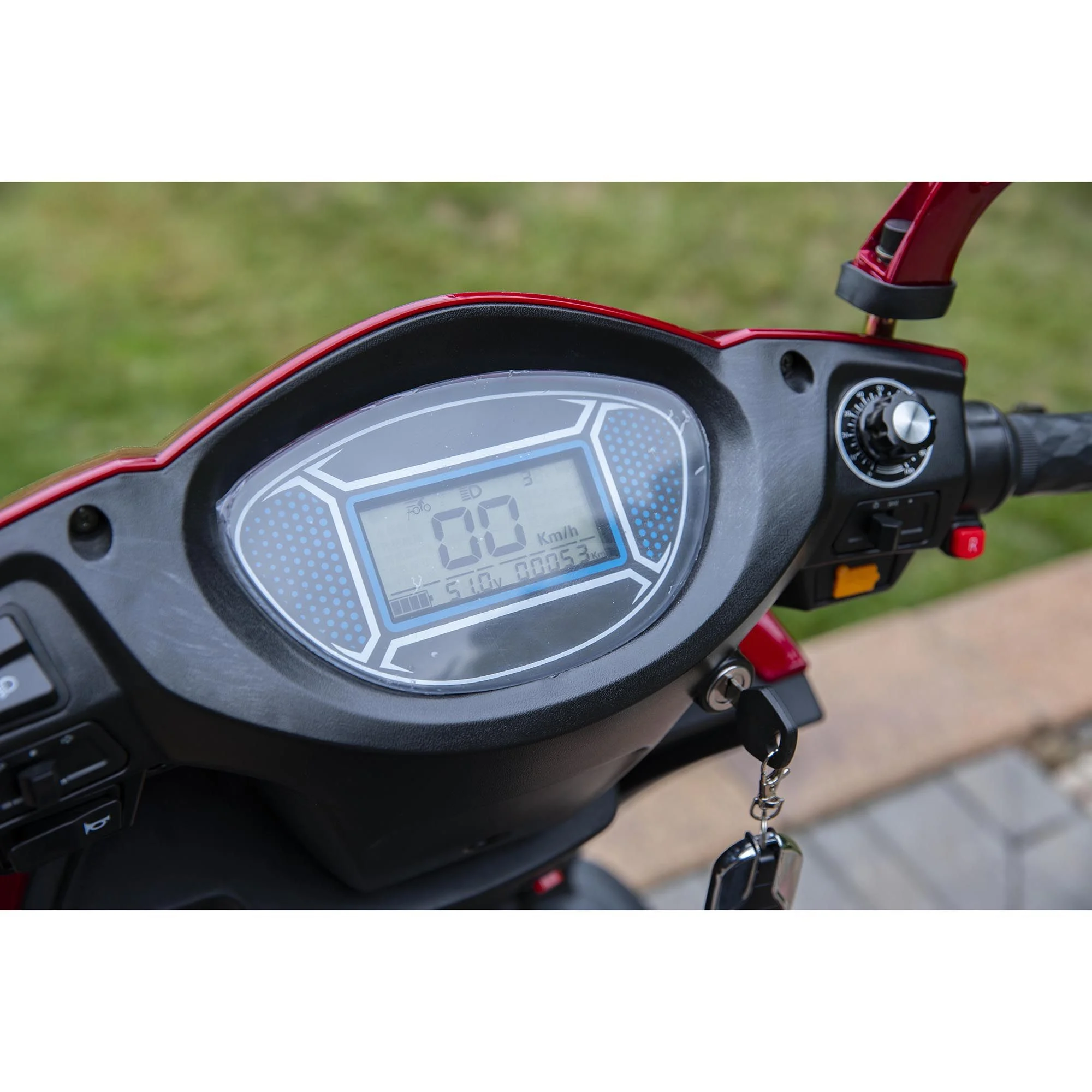 Heavy Duty 4-Wheel Mobility Scooter - 60V/20Ah,35 Miles for Seniors 500lbs with Adjustable Seat and Drum Brake