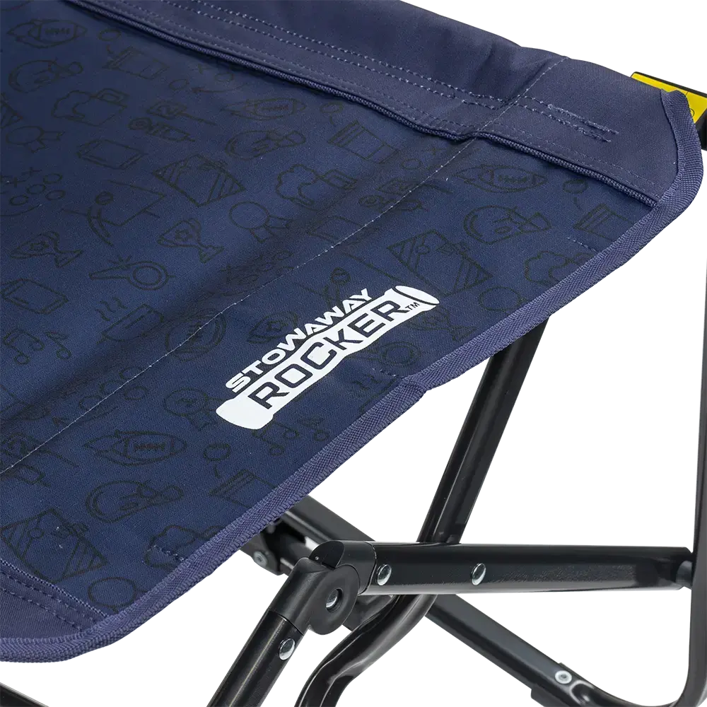 Outdoor Stowaway Rocker - Portable Camping Rocker Chair