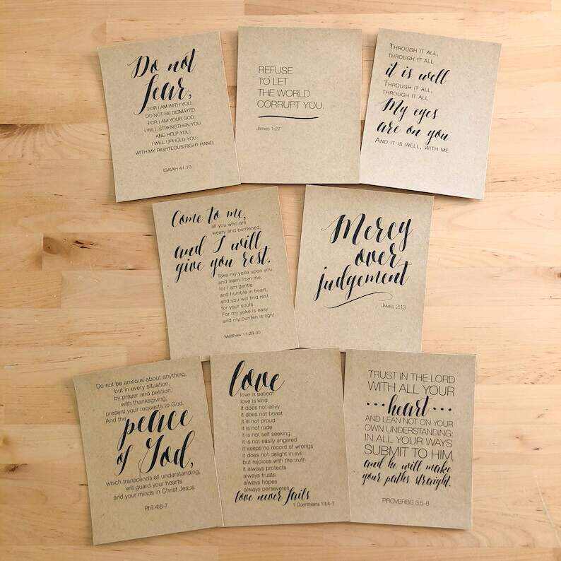 Bible Cards | Inspirational Decorations to Brighten the Soul