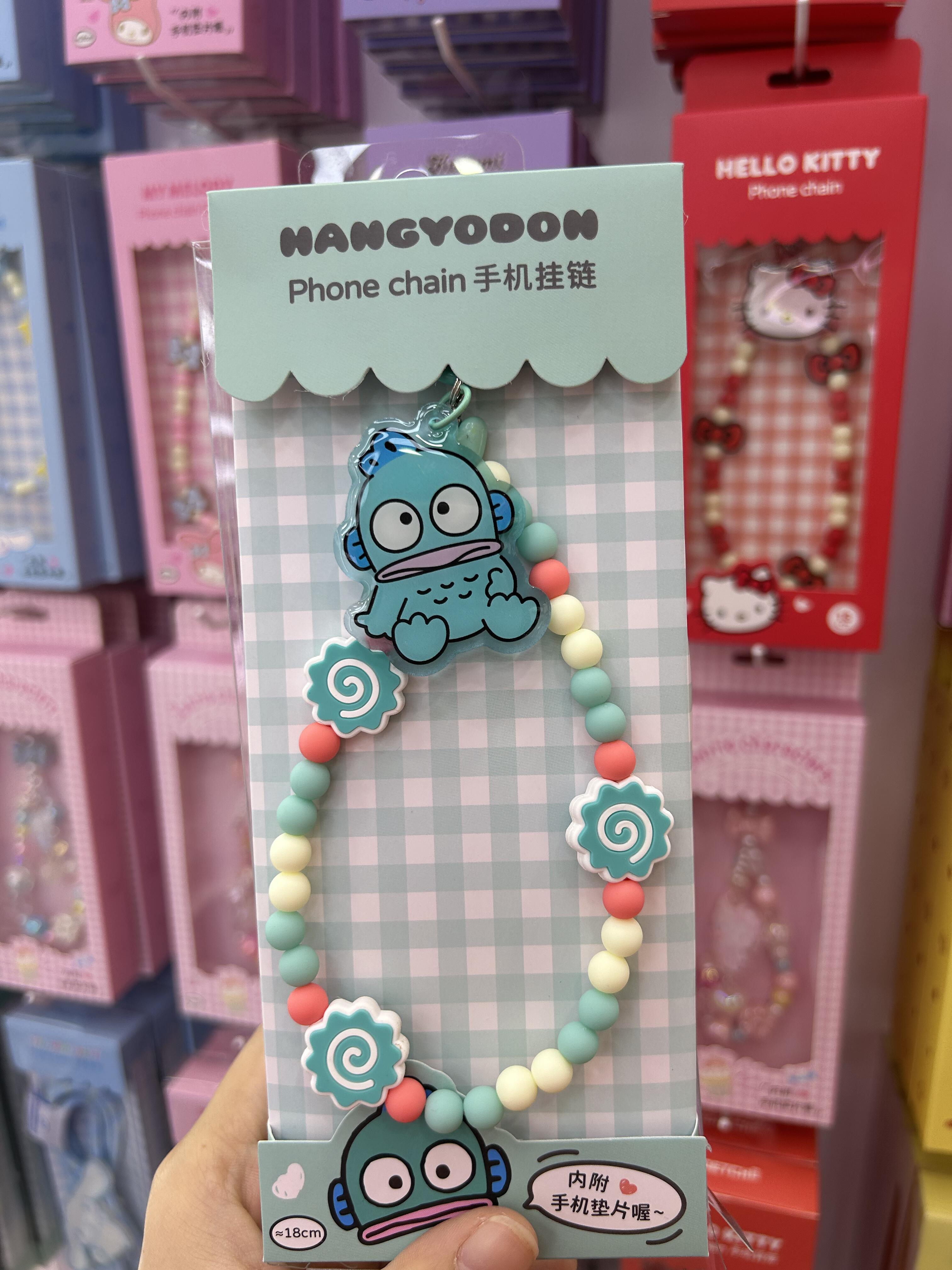 Sanrio Phone Charm Cell Phone Lanyard with Tether Tab Phone Chain Strap Hands-Free Wrist Strap