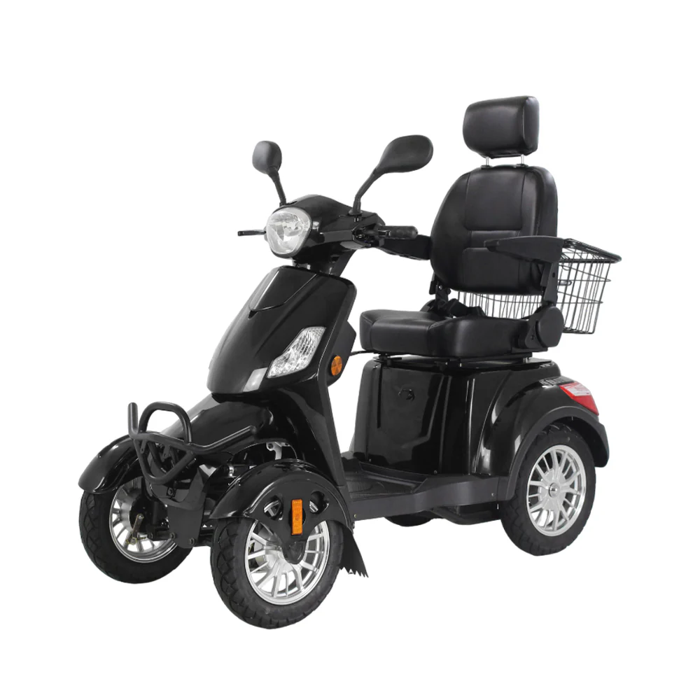 Heavy Duty 4-Wheel Mobility Scooter - 60V/20Ah,35 Miles for Seniors 500lbs with Adjustable Seat and Drum Brake