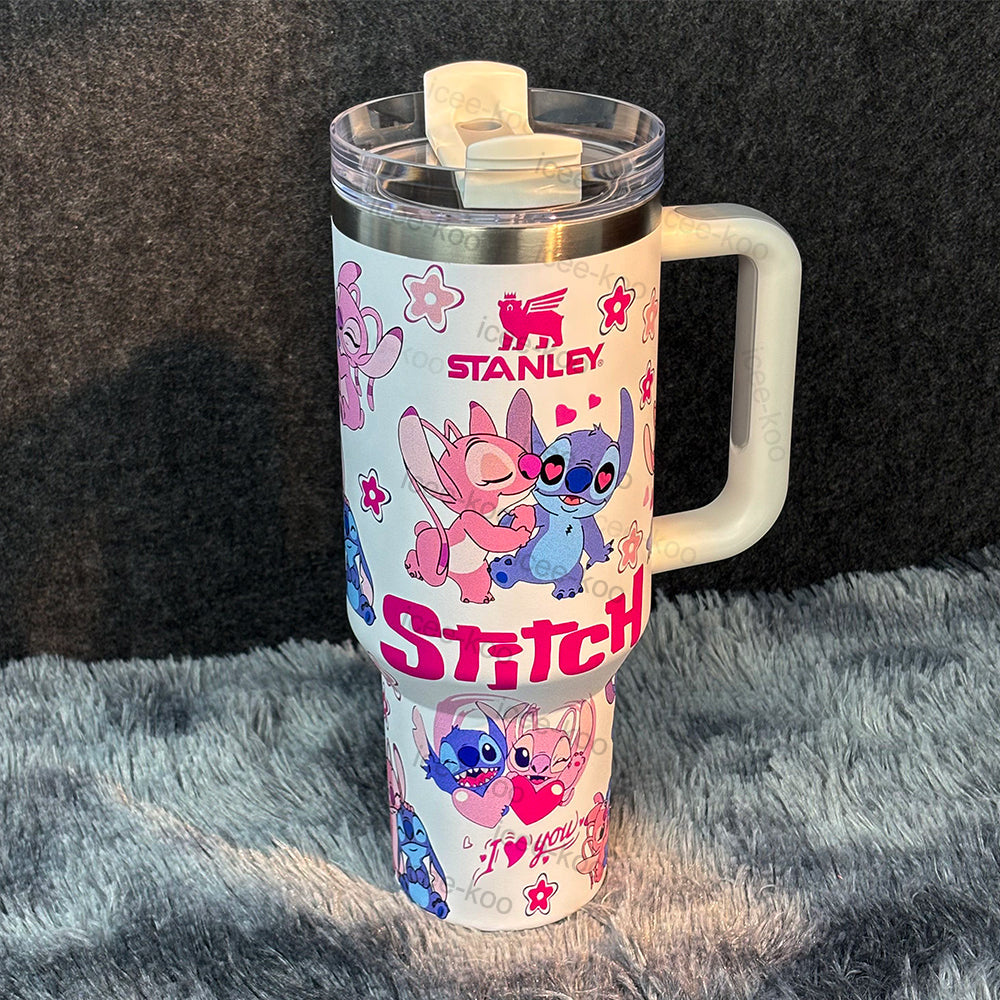 40oz White Duck Stitch Stainless Steel Vacuum Insulated Tumbler 🚢Free Shipping🚢