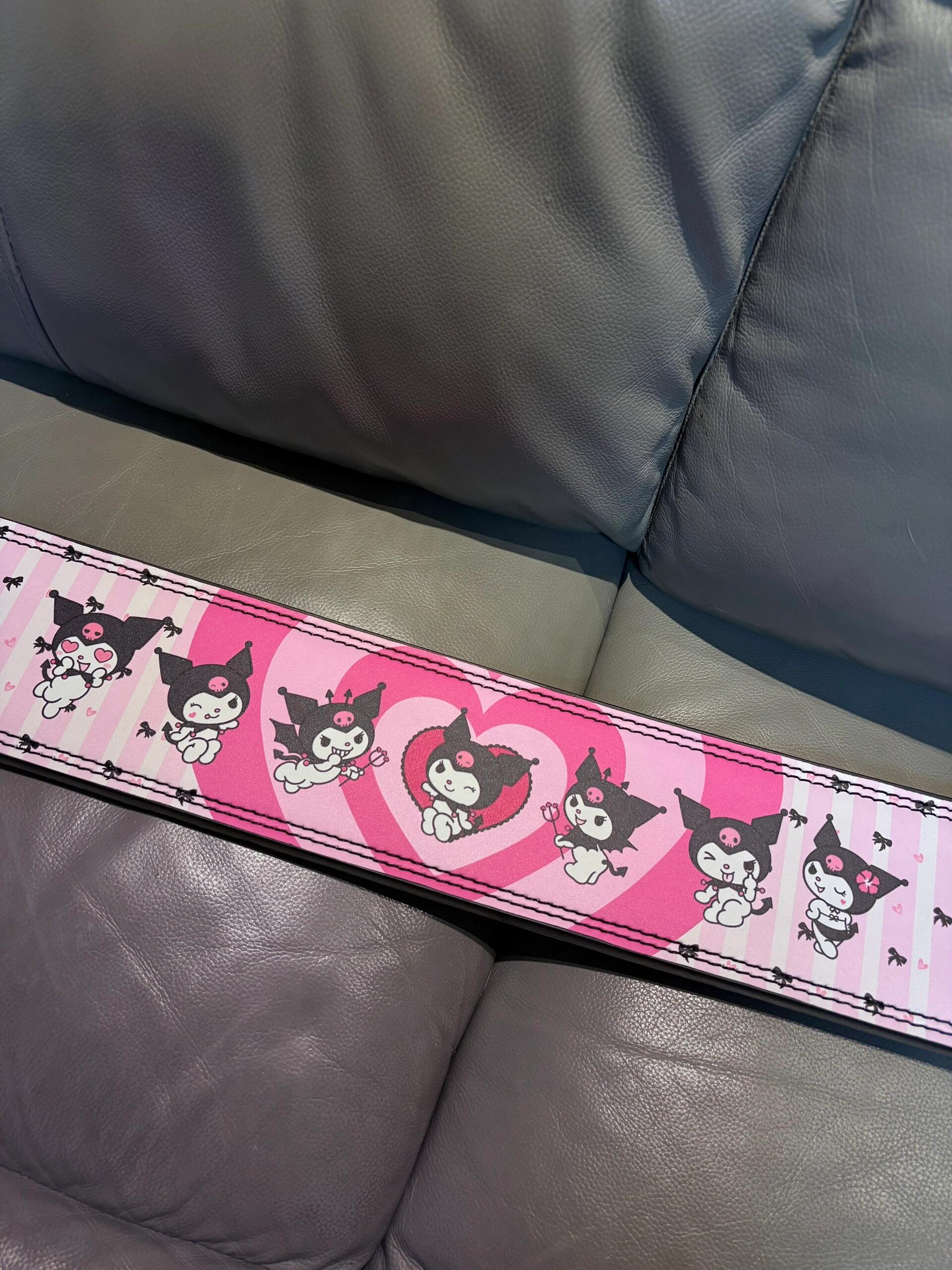 Hello Kitty Weight Lifting Belt Leather Gym Belts Back Support