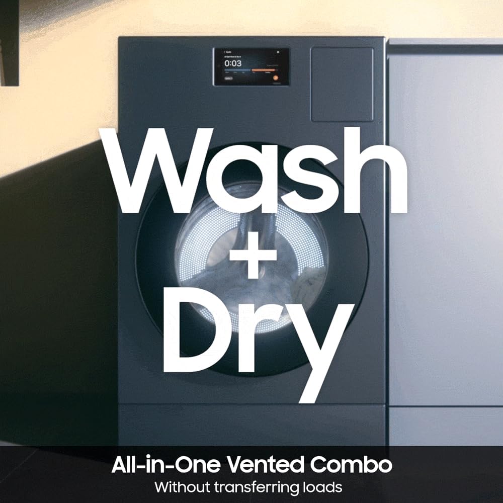 🔥 Smart 5.3 Cu.Ft. All-in-One Washer Dryer Combo – Ultra Capacity Front Load Laundry Machine | Limited Time Deal
