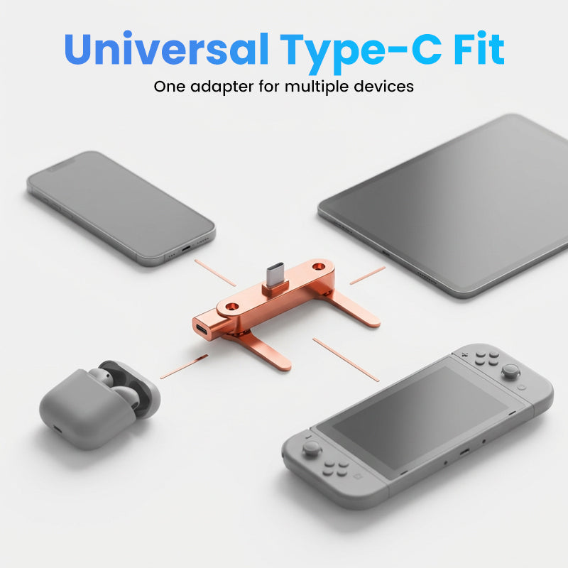 Fast Charging Adapter with 360° Foldable Phone Stand