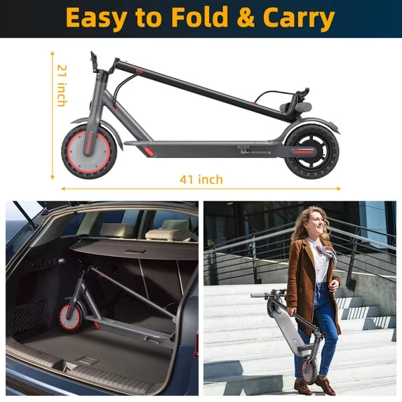 🔥 Factory Sale: Foldable Electric Scooter with 350W Motor, 39 MPH Top Speed, Dual Braking & Smart App Control
