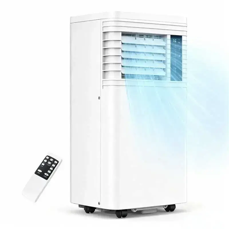 8000-10,000 BTU Portable Air Conditioner- Cool up to 350 Sq. Ft. AC with Easy-to-Use Remote Control, Digital LED Display, 24H Timer,Sleep Mode and Complete Window Installation Kit, for Bedroom,Living Room,Home Office,Apartment
