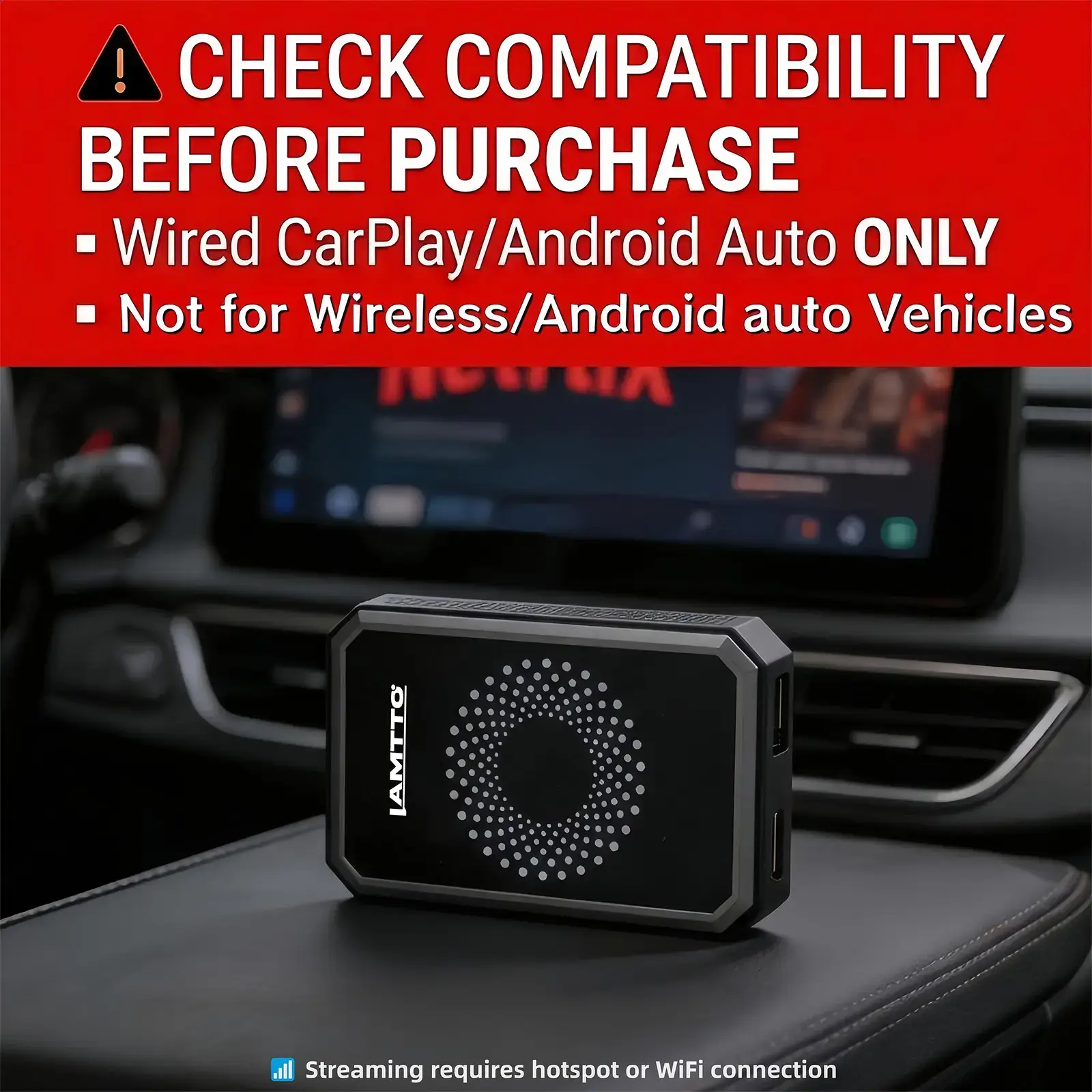 2026 Wired CarPlay to Wireless Adapter